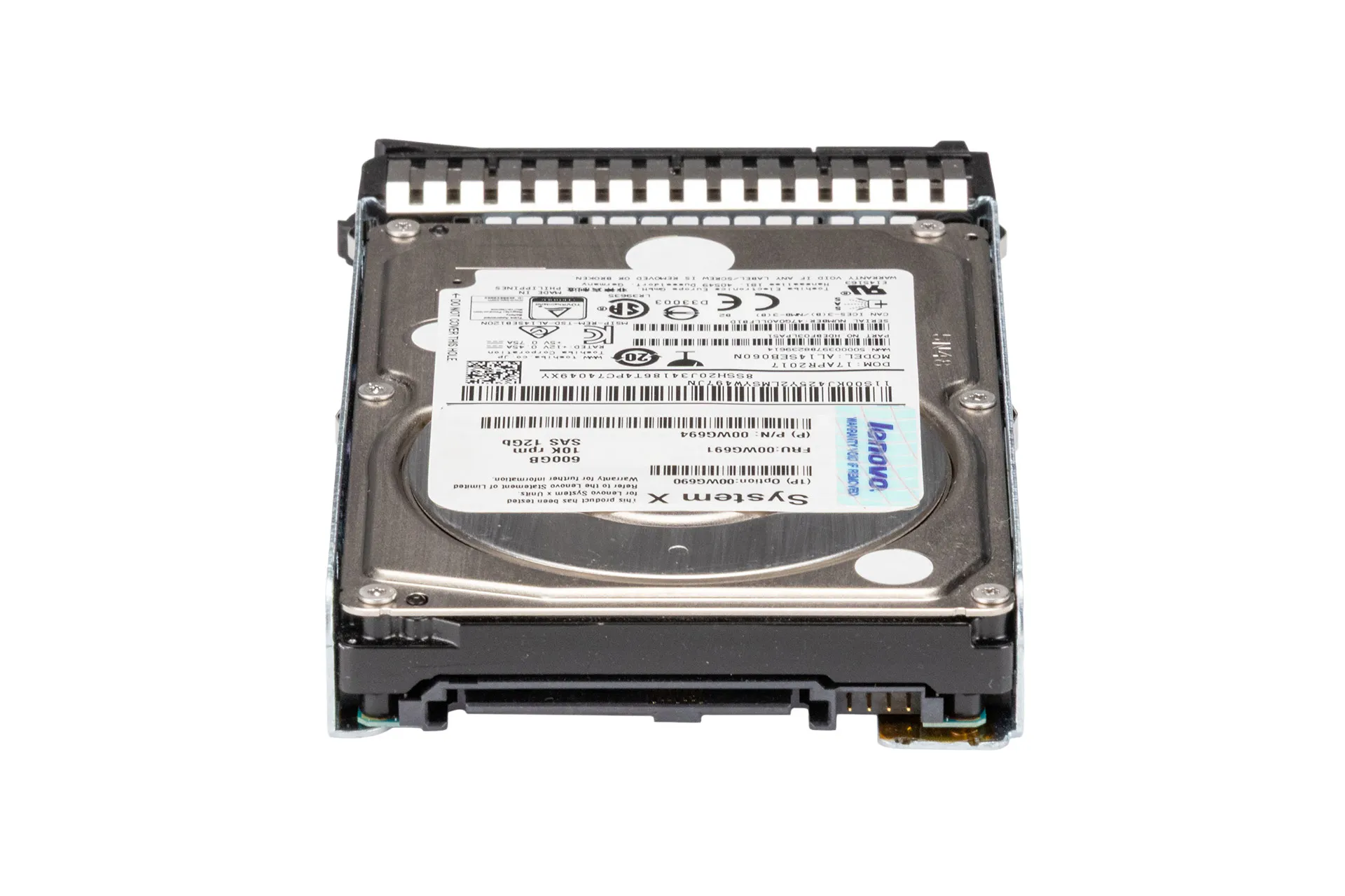 Lenovo 600GB 12G SAS HDD 10k, 2.5 Zoll SFF Festplatte für Server, G3HS, für System xM5/M6 Lenovo 600GB 12G SAS HDD 10k, 2.5 Zoll SFF Festplatte für Server, G3HS, für System xM5/M6