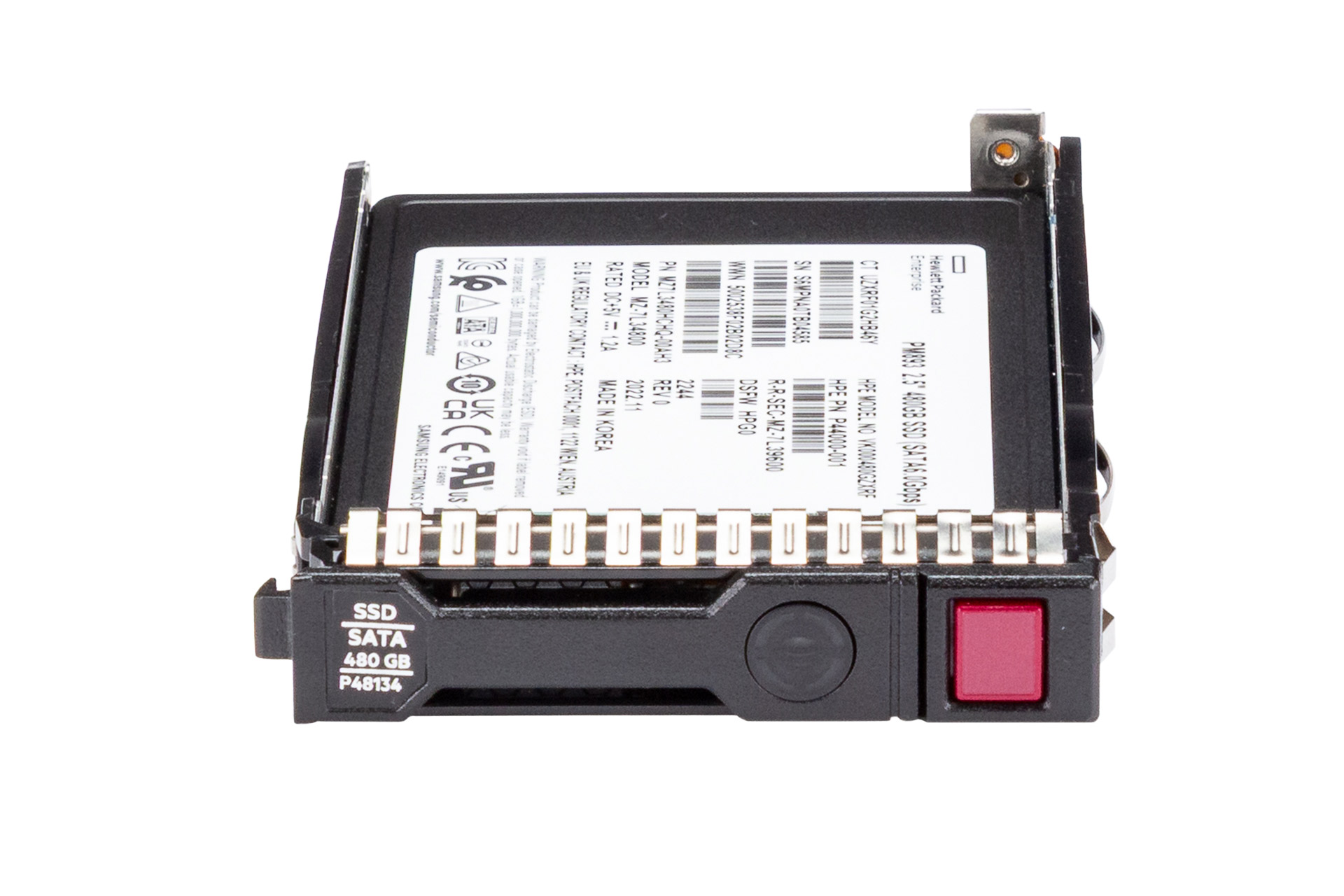 HPE 480GB 6G SATA SSD