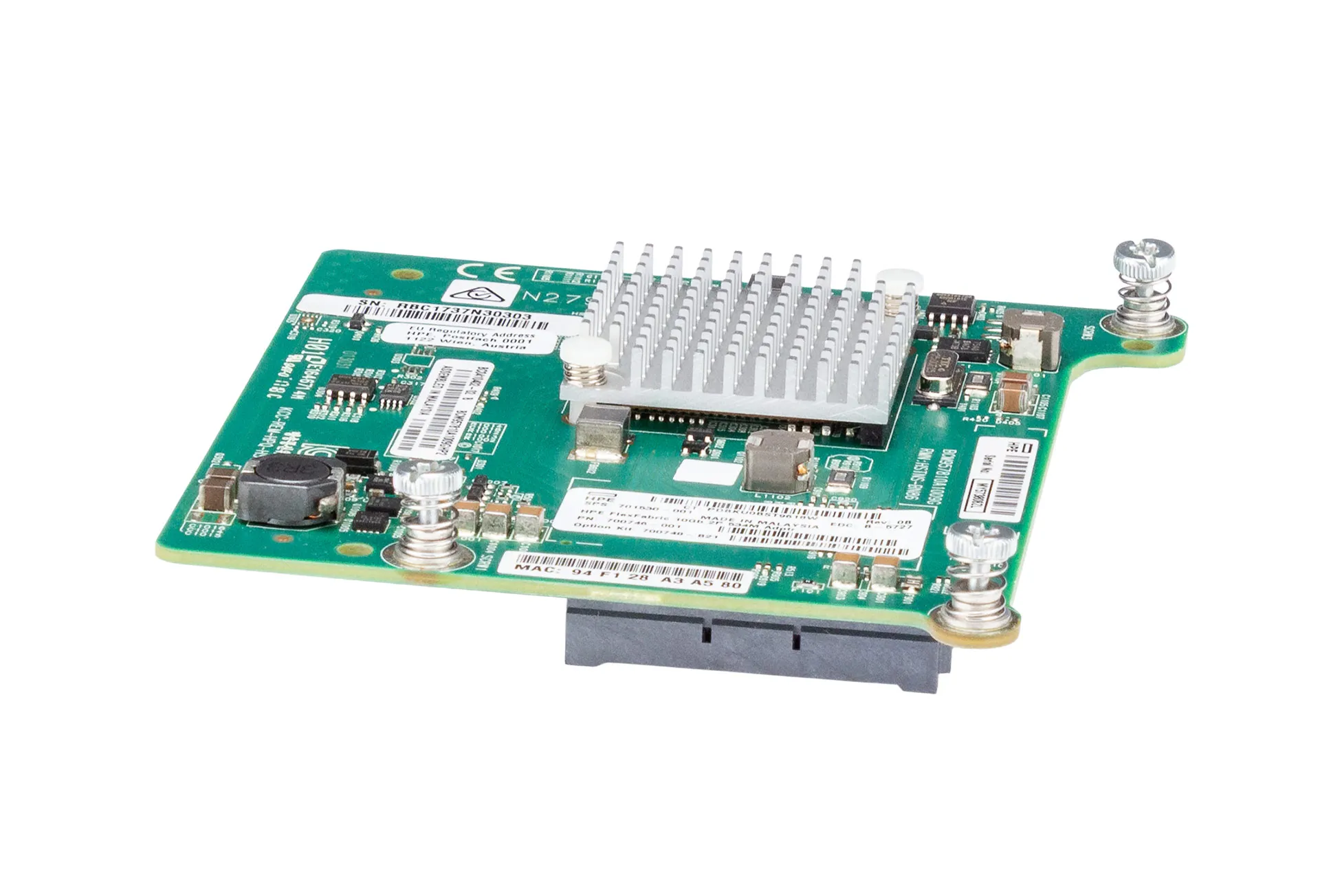 HPE Flexfabric 534M 10GbE Netzwerkkarte Ethernet Dual Port Mezzanine NIC HPE Flexfabric 534M 10GbE Netzwerkkarte Ethernet Dual Port Mezzanine NIC