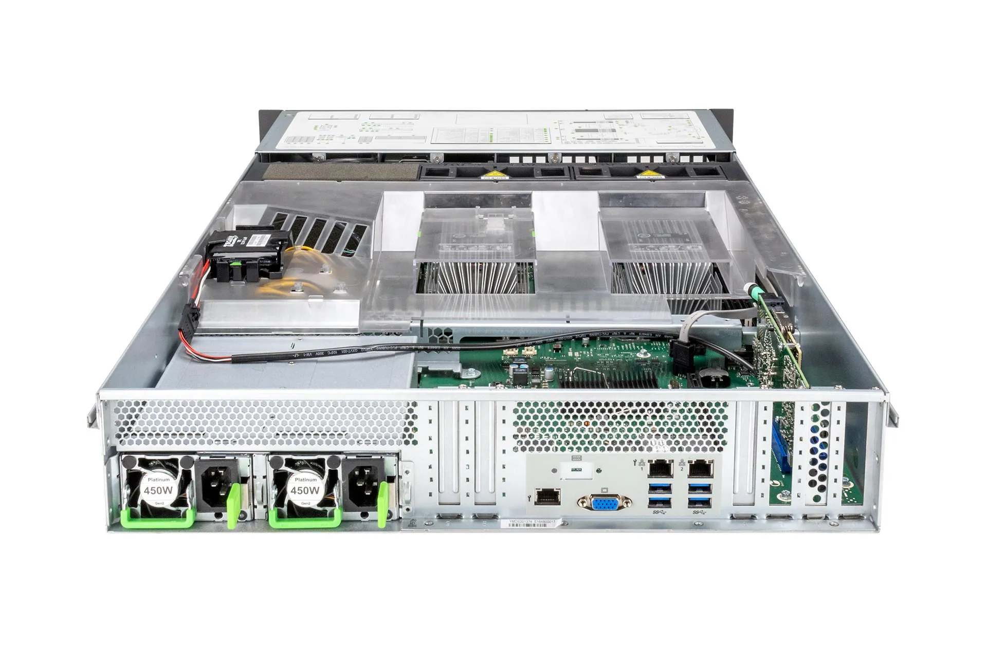 Fujitsu Primergy RX2520 M5 Rack Server, 2x Silver 4110 2.10GHz, 8-Core, 4xLFF, EP400i Fujitsu Primergy RX2520 M5 Rack Server, 2x Silver 4110 2.10GHz, 8-Core, 4xLFF, EP400i