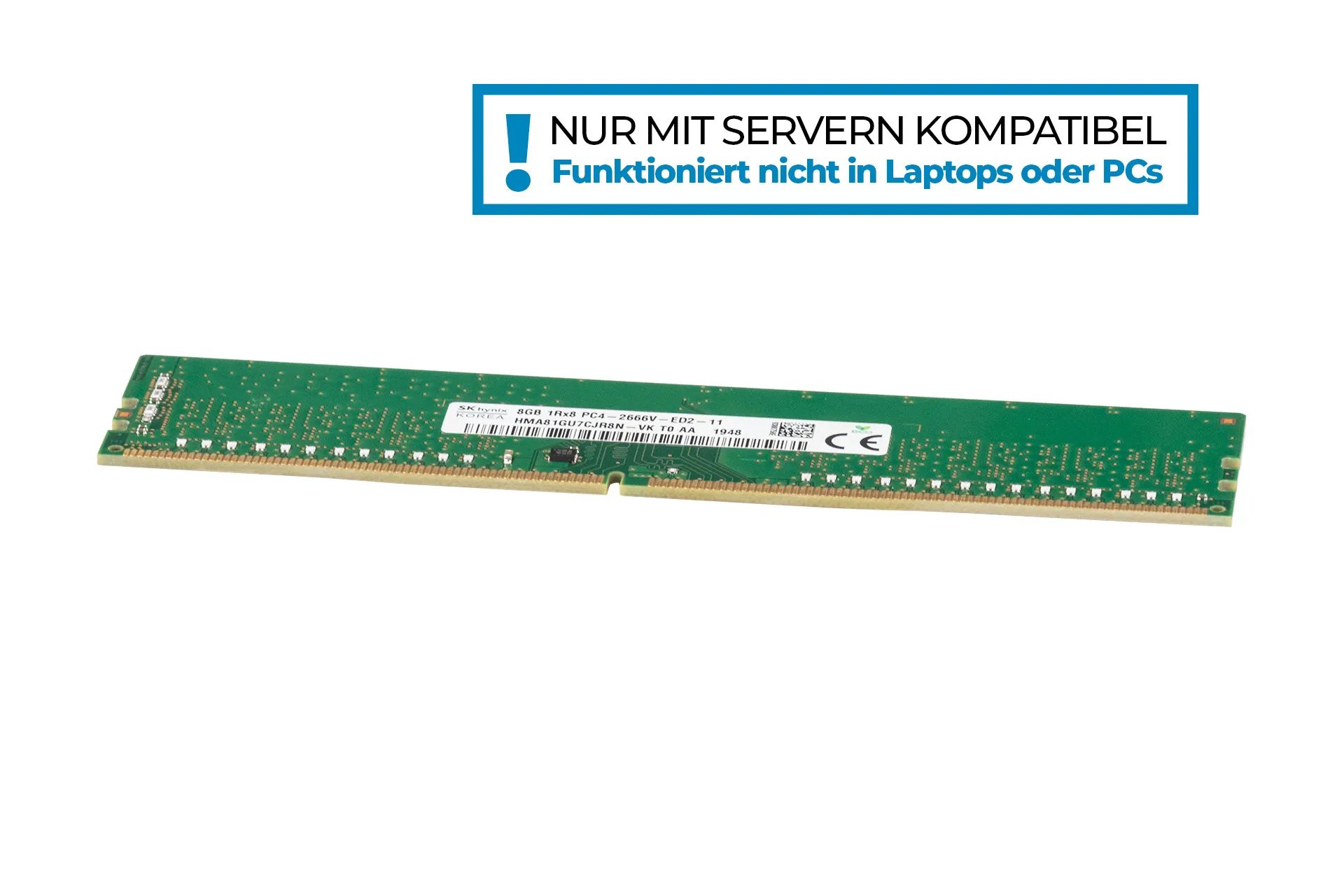 HYNIX 8GB DDR4 RAM 1Rx8 PC4-2666V-ED2 UDIMM