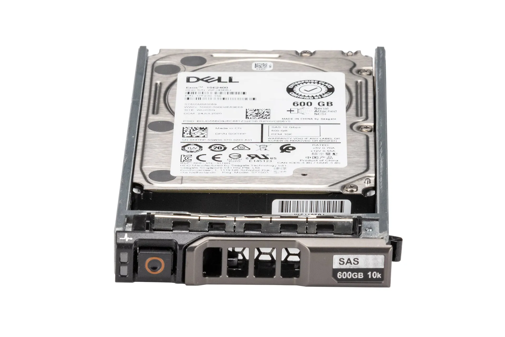 Dell 600GB 12G SAS HDD 10k, 2.5 Zoll SFF Festplatte für Server Dell 600GB 12G SAS HDD 10k, 2.5 Zoll SFF Festplatte für Server