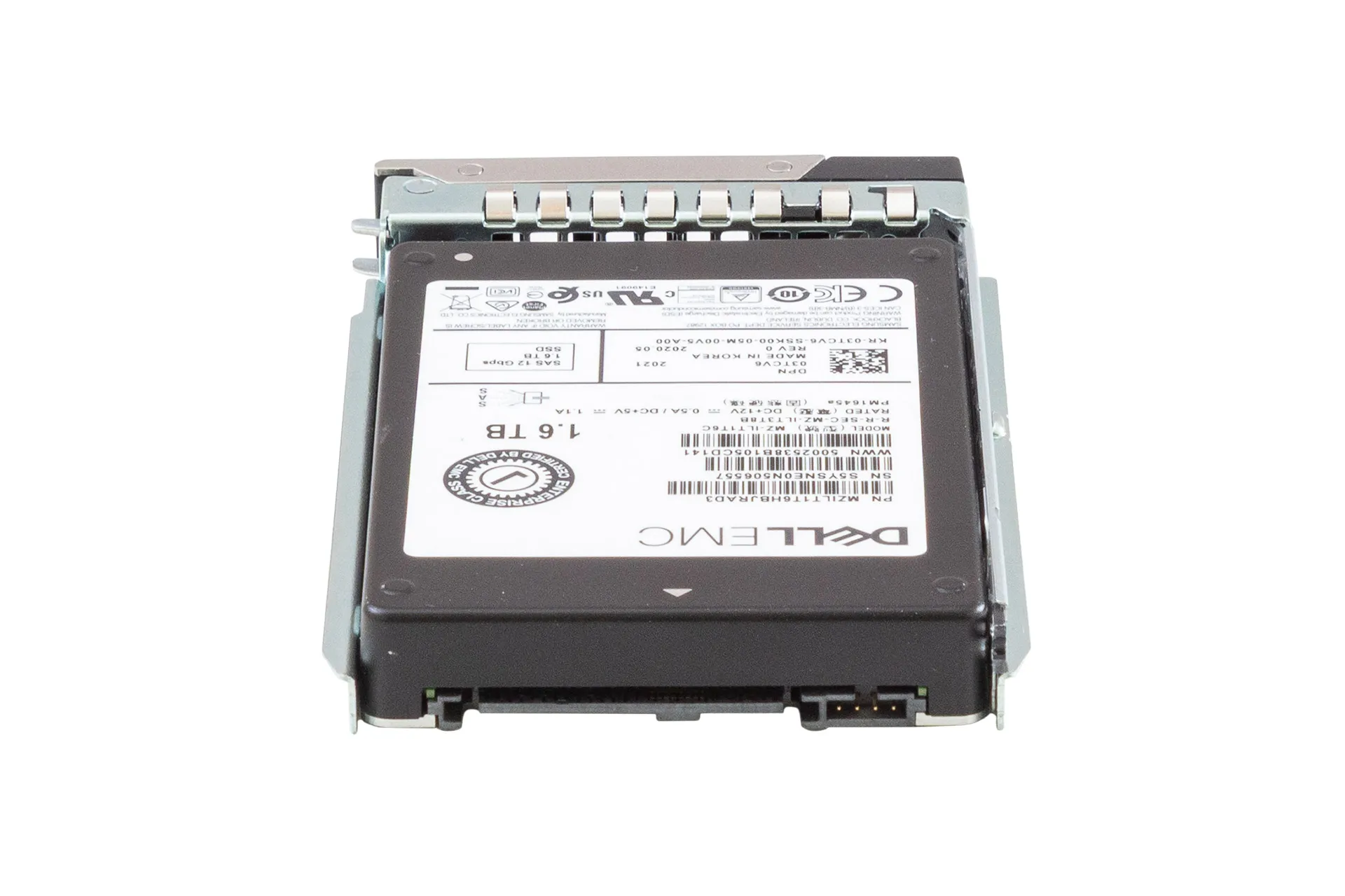DELL SSD 1.6TB 12G SAS 2.5" SFF inkl. Tray 0DXD9H