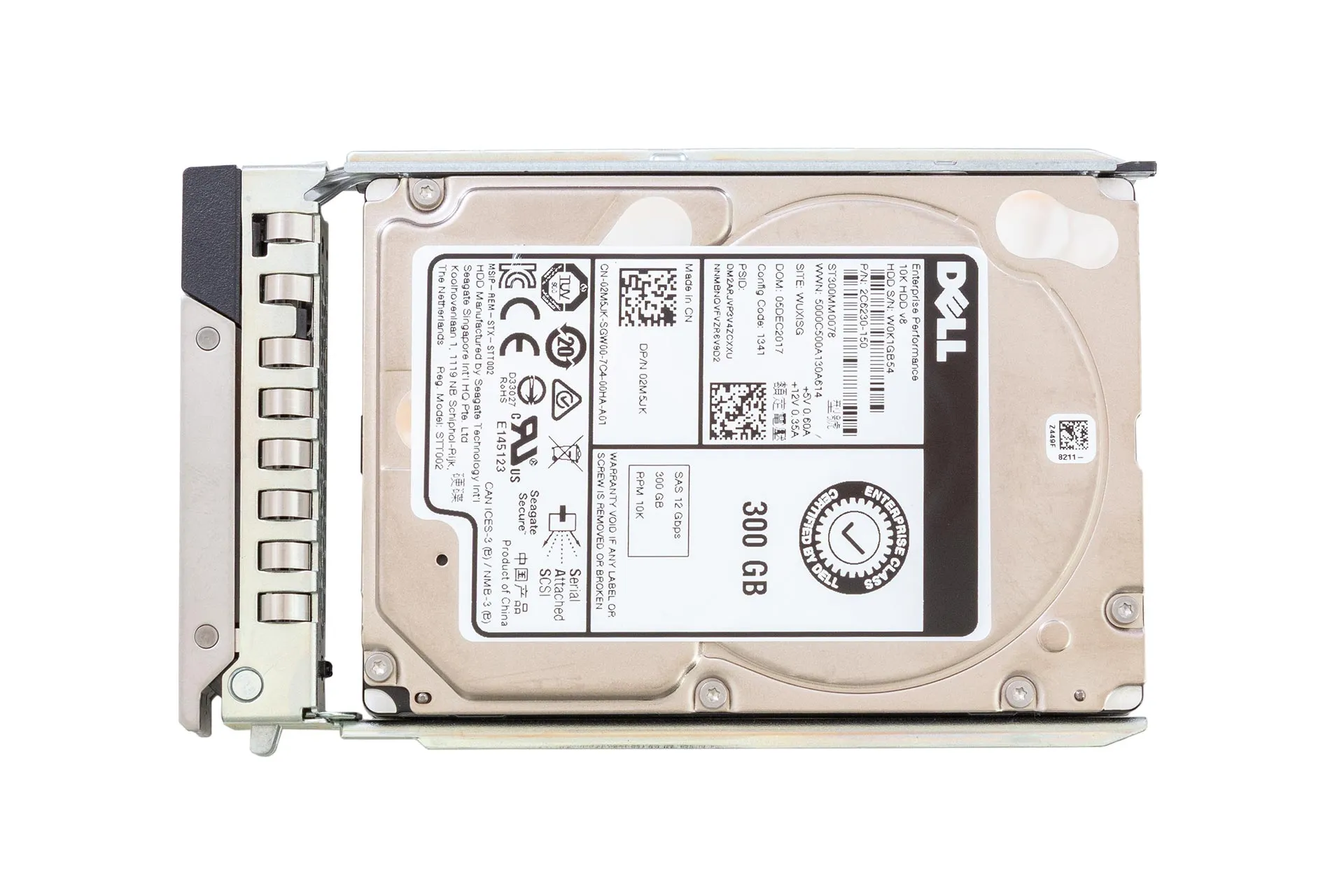 Dell HDD 300GB 12G SAS 10k 2.5" SFF Festplatte inkl. Carrier 0DXD9H