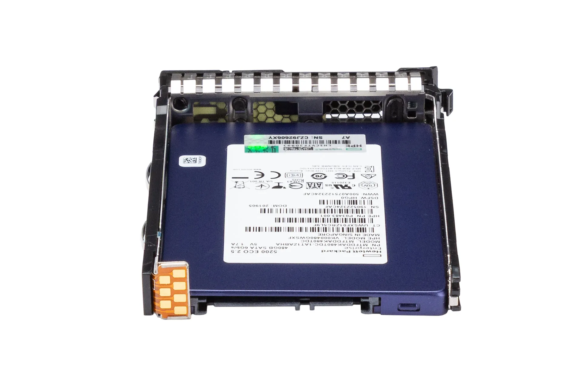 HPE 480GB 6G SATA SSD