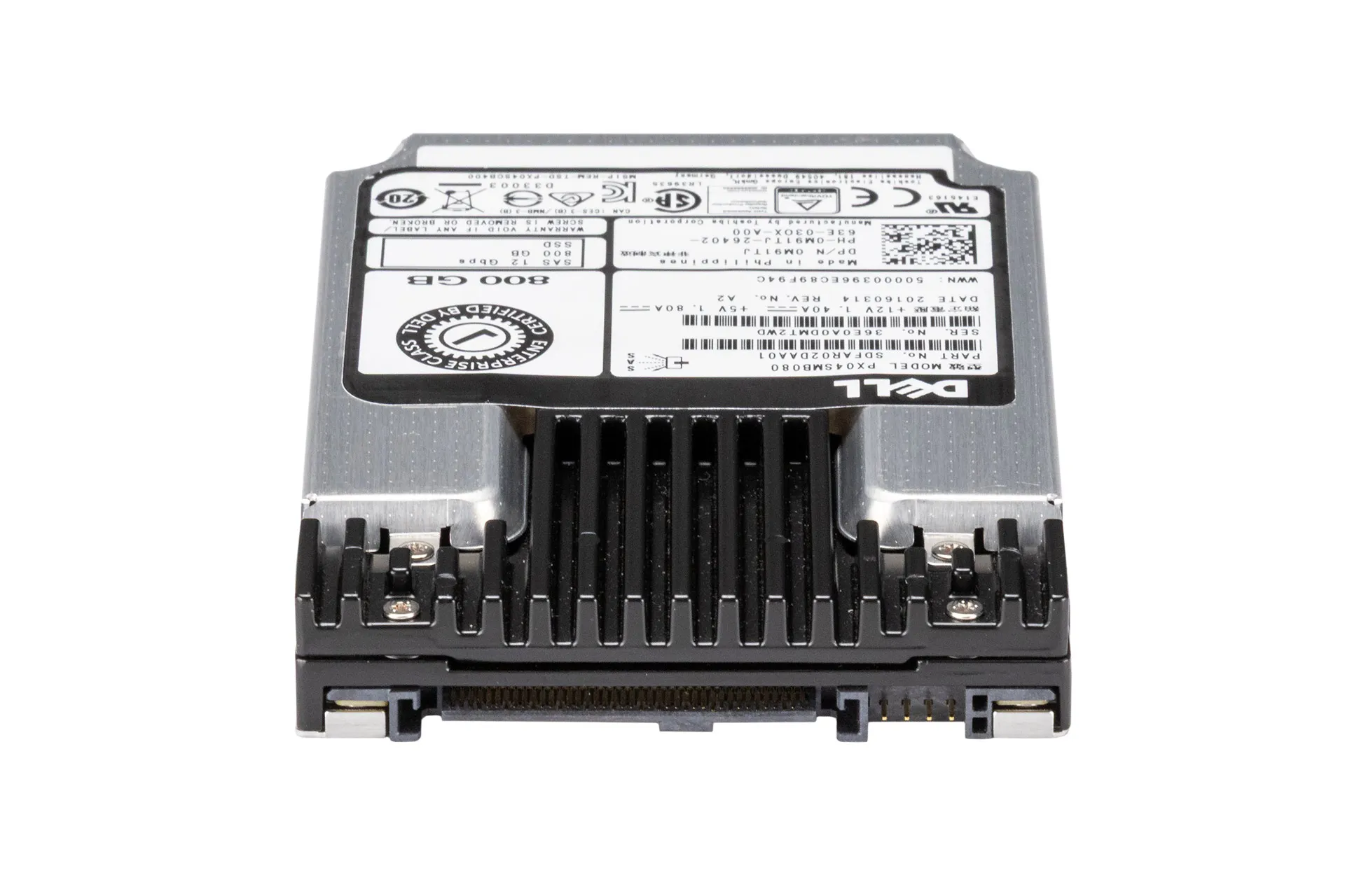 Dell 800GB 12G SAS SSD, 2.5 Zoll SFF Festplatte für Server
