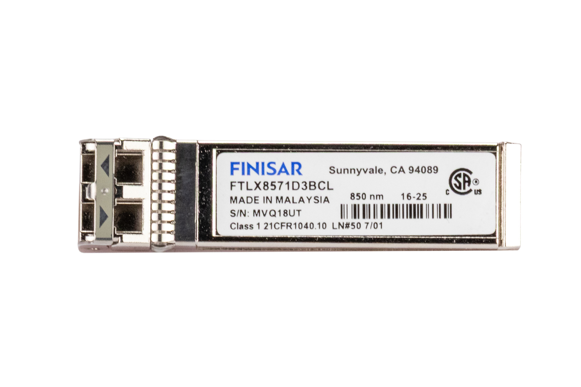 Finisar GBIC 10GB FC/GBE SFP+, 850nm