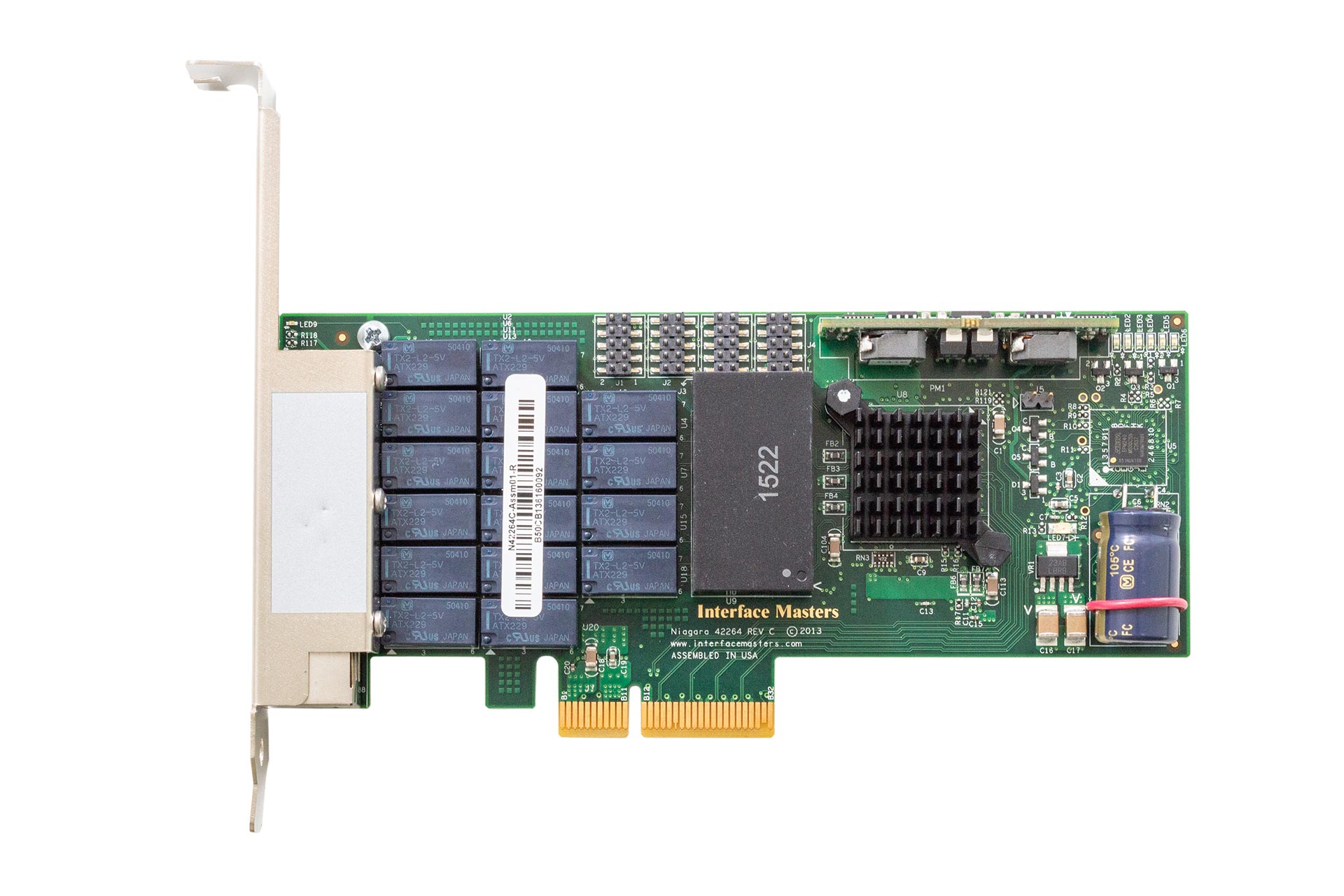 InterfaceMasters NIC Niagara 42264 GbE 4xRJ45 QP Netzwerkkarte