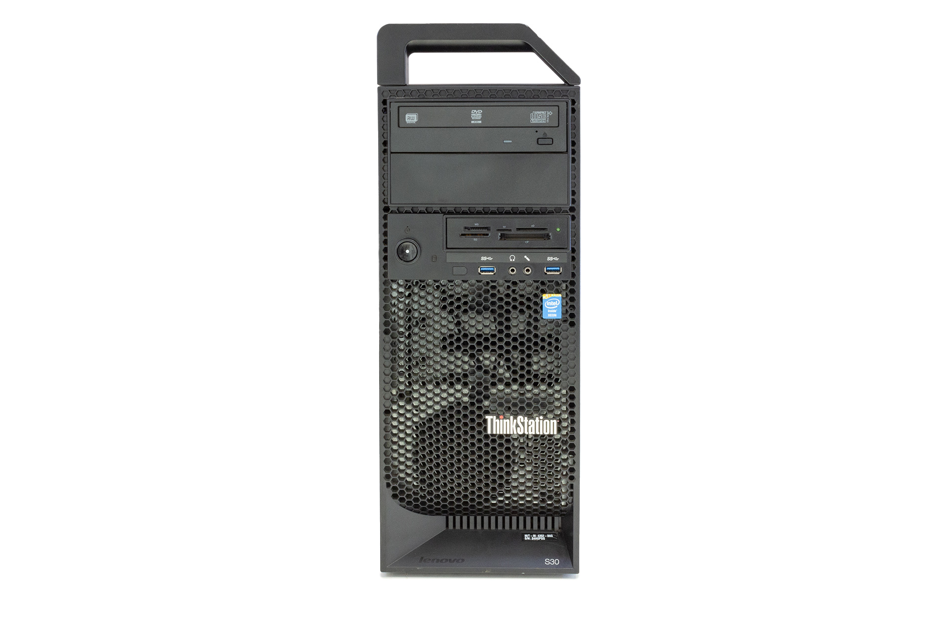 Lenovo Thinkstation S30, E5-1620v2 3.7GHz, 4-C, 8GB PC3, 256GB SSD, K2000, DVD/Cardr, Win10Pro_noLic