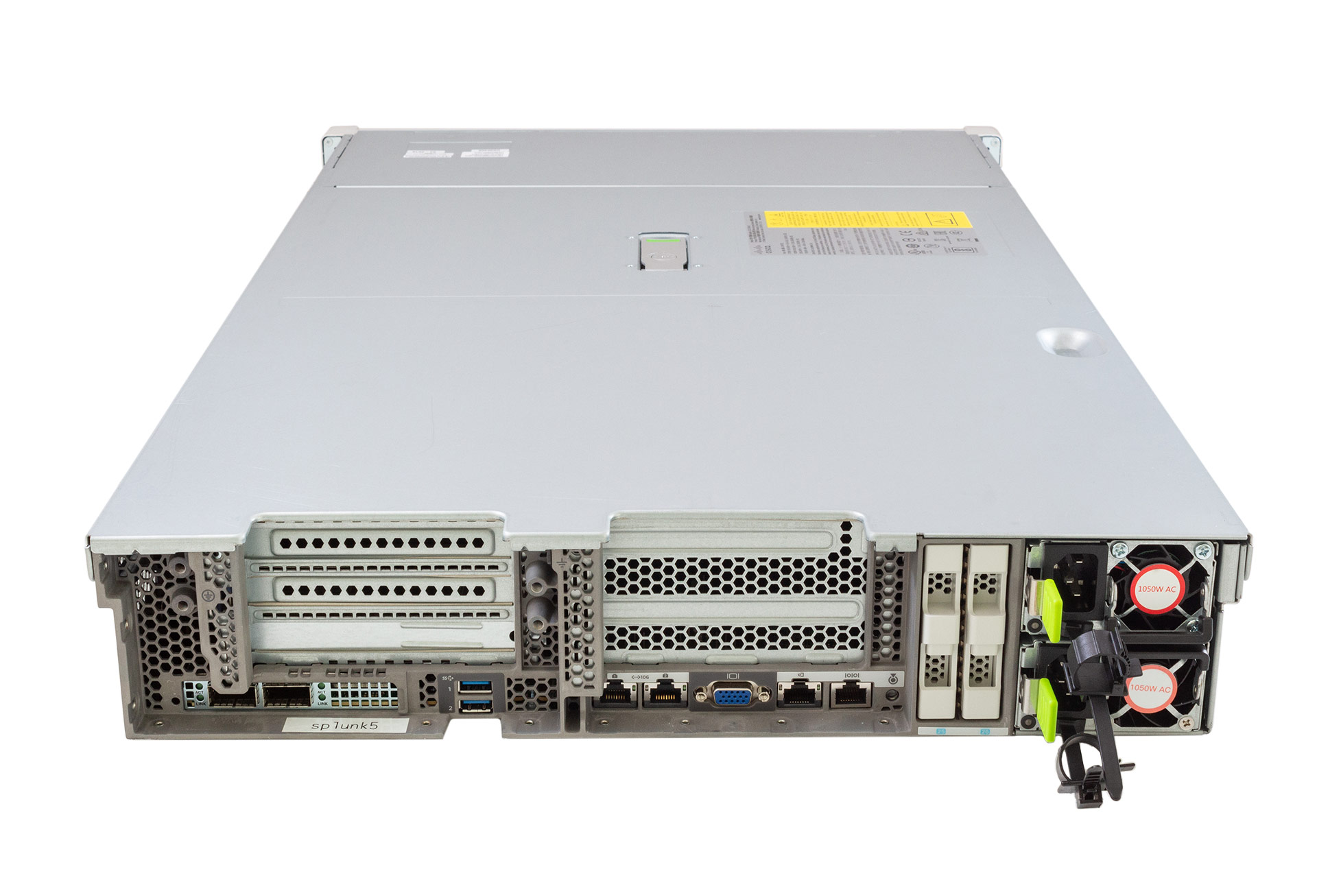 Cisco UCS C240 M5, 2x Gold6148 2.40GHz, 20-core, noRAM, 24xSFF, Megaraid-12G/4GB, MLOM-40G, 2x1050W, back Cisco UCS C240 M5, 2x Gold6148 2.40GHz, 20-core, noRAM, 24xSFF, Megaraid-12G/4GB, MLOM-40G, 2x1050W, back