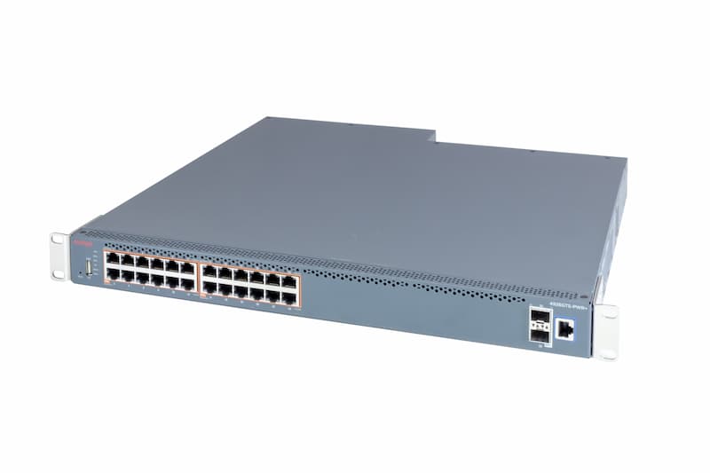 Avaya Switch 4926GTS-PWR+, stackable,24x GbE RJ45 PoE (tot. 720W), 2x 10GbE SFP+, Managed, 2x 1025W