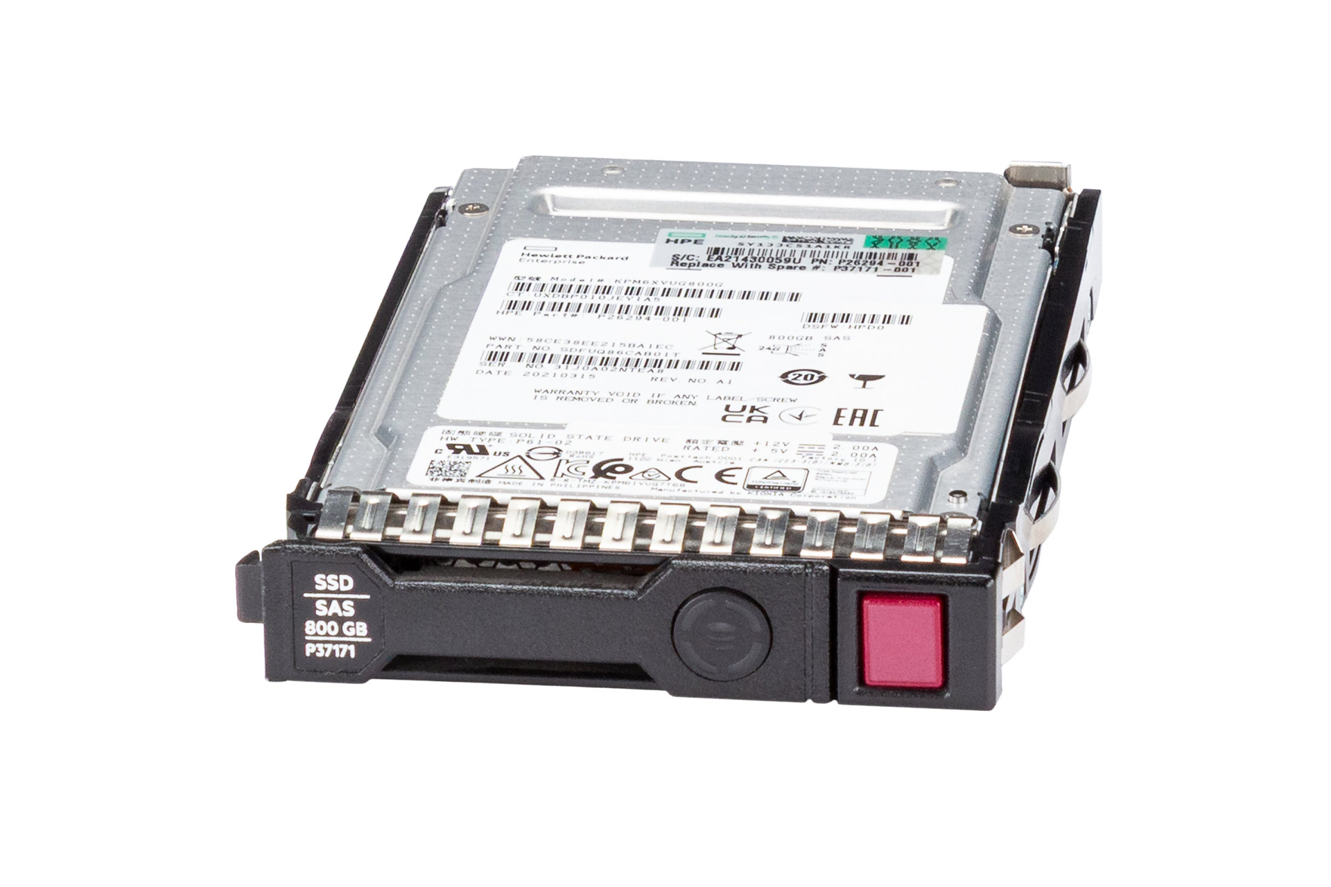 HPE 800GB 12G SAS SSD