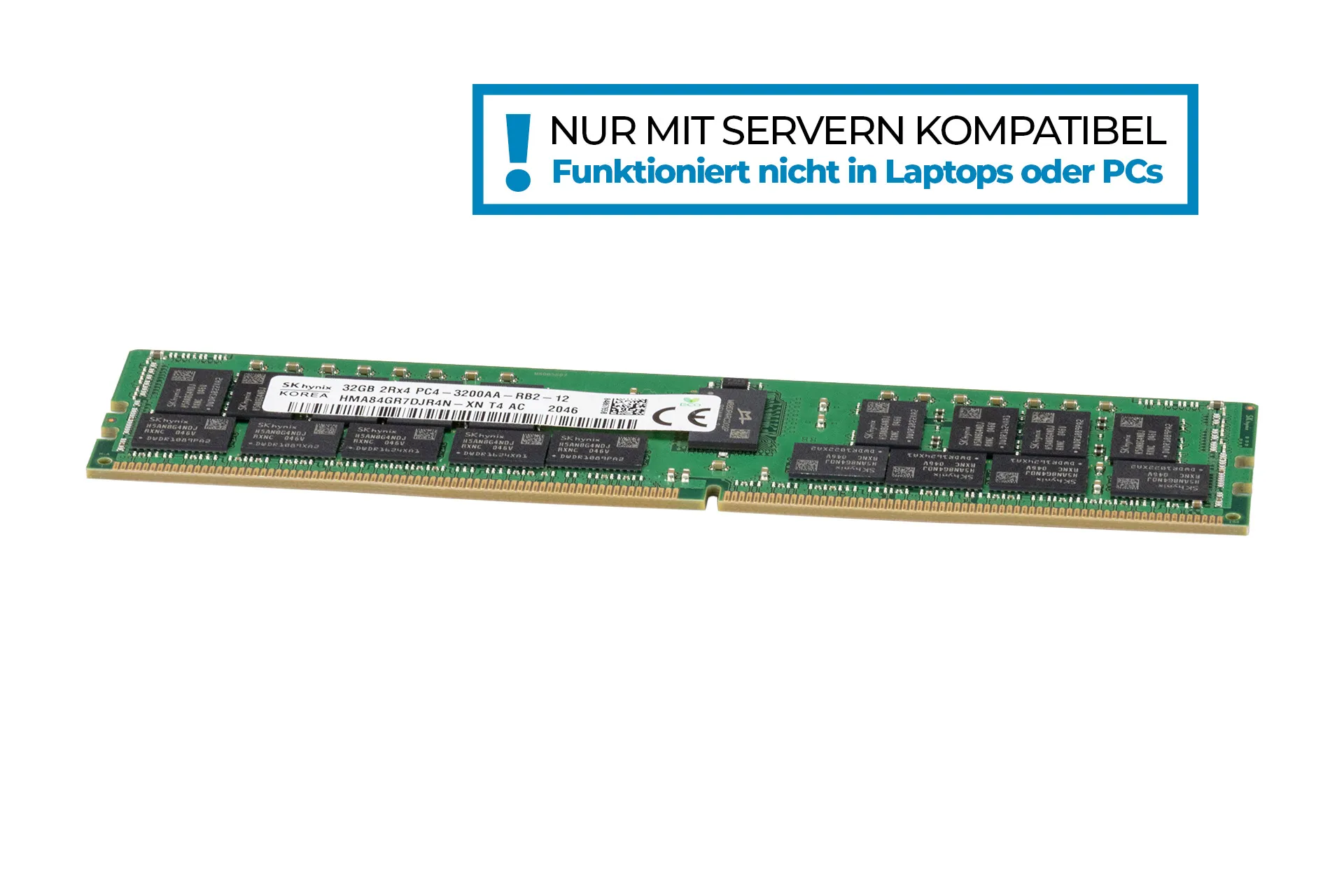 HYNIX 32GB DDR4 RAM 2Rx4 PC4-3200AA-R regECC HYNIX 32GB DDR4 RAM 2Rx4 PC4-3200AA-R regECC