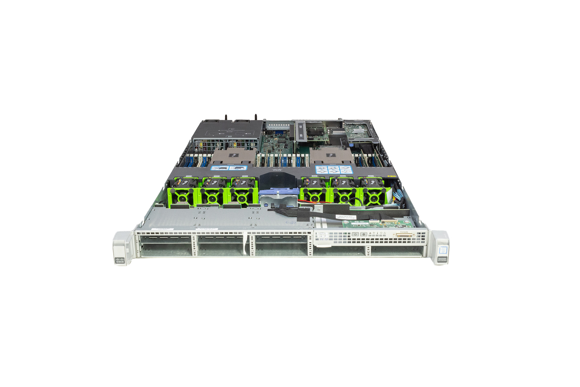 Cisco UCS C220 M4, 2x E5-2630v3 2.40GHz, 8-Core, 64GB PC4, 8x SFF, Megaraid 3108 12G/Capa, 2x 770W