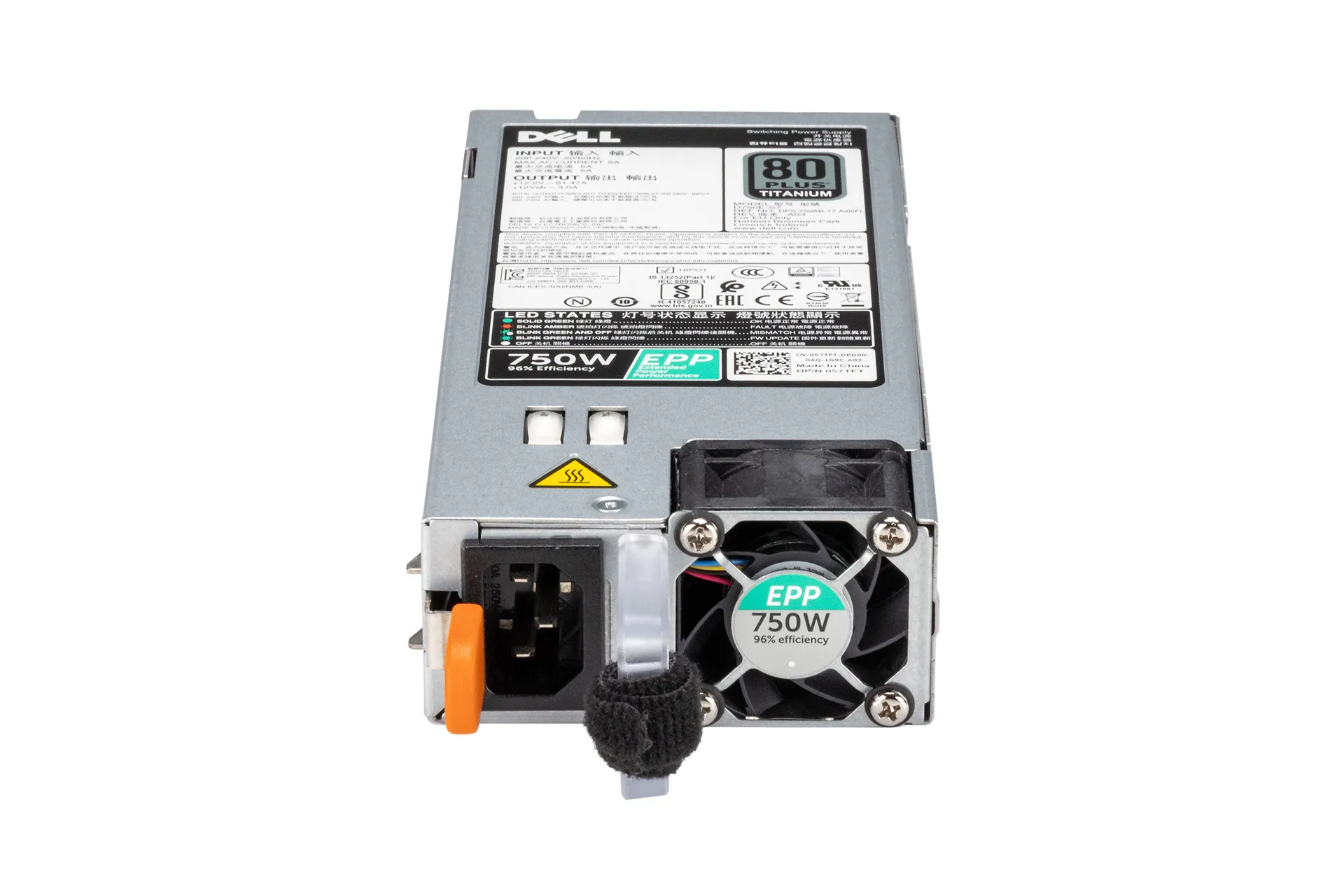 Dell PSU 750W 80+ Platinum Netzteil für Poweredge R530, R630, R730 Dell PSU 750W 80+ Platinum Netzteil für Poweredge R530, R630, R730