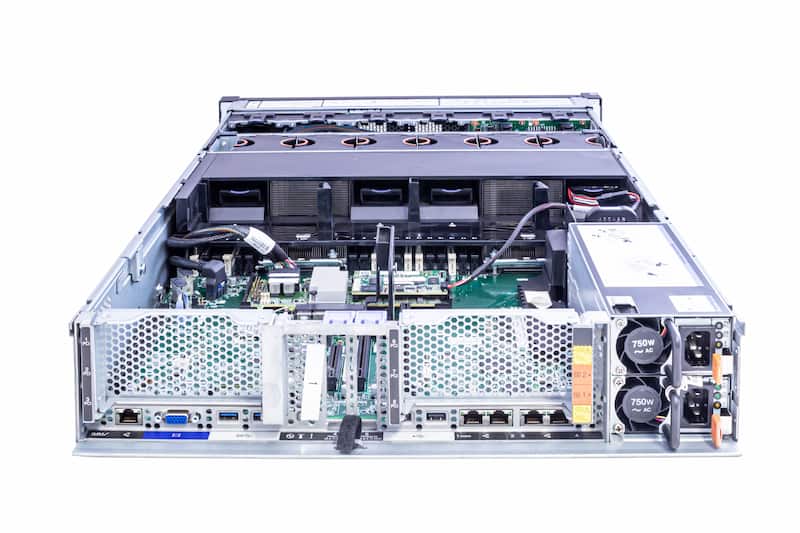 Lenovo X3650 M5, 2x E5-2640v3@2.60GHz, 8-Core, 64GB PC4-2133P (2x32),8xSFF, M5210, DVD-RW, 2x750W