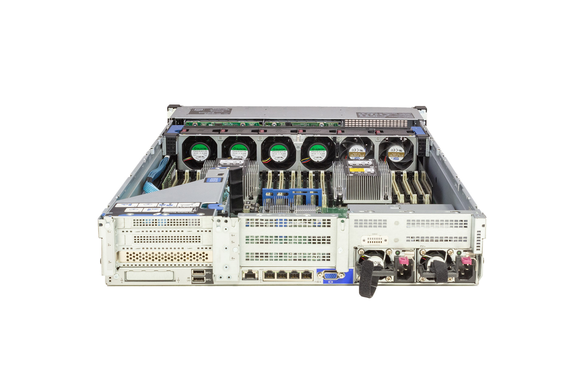DL380 Gen10 back open