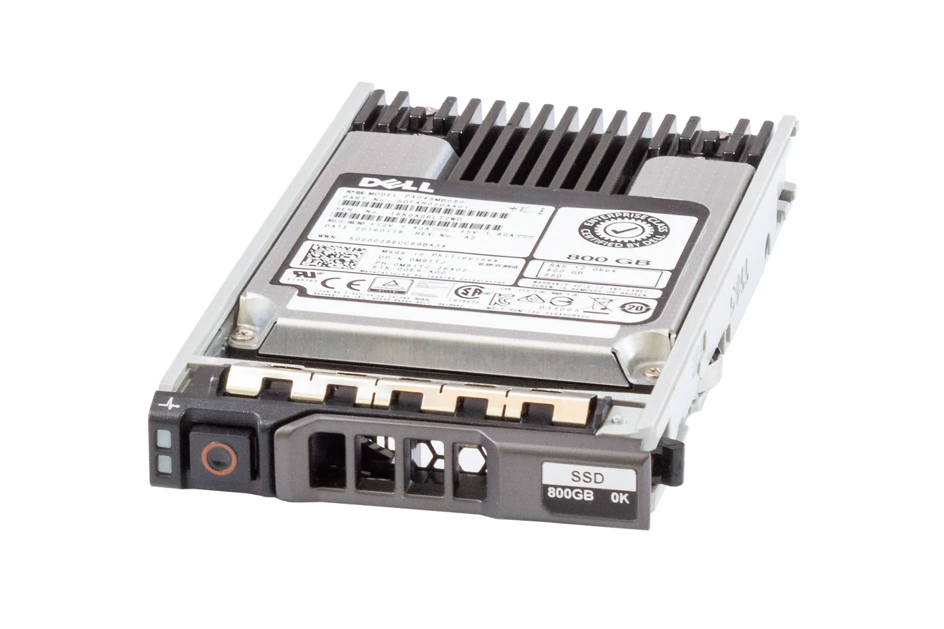 DELL SSD 800GB SAS 12G 2.5" SFF Solid State Drive, inkl. Carrier 0NTPP3