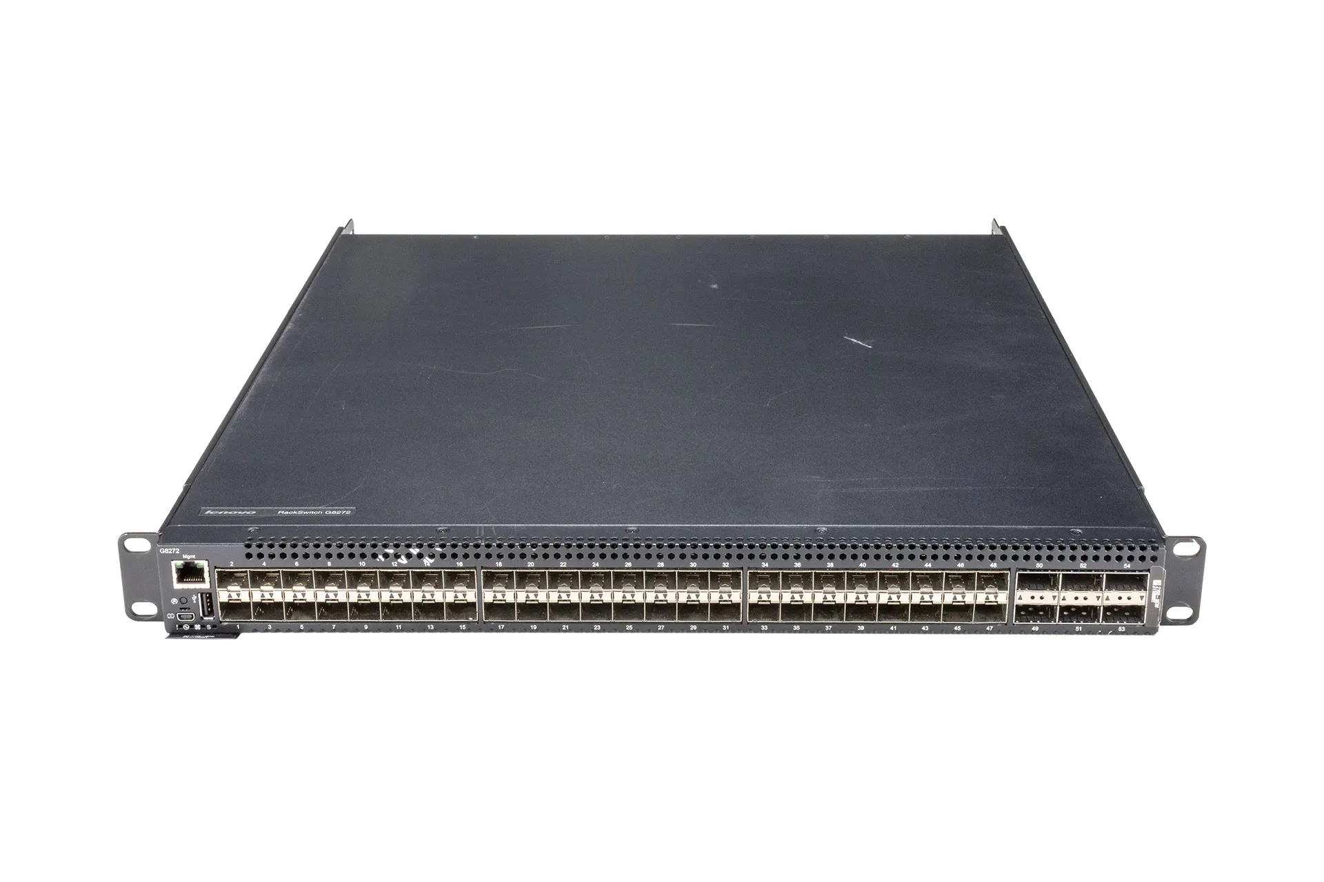 Lenovo G8272 Switch, 48x 10GbE SFP+, 6x 40GbE QSFP+