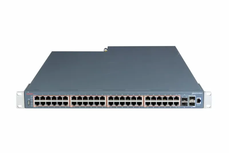 Avaya Switch 4850GTS-PWR+, 46x GbE RJ45 PoE, 2x GbE RJ45(PoE)/SFP shared, 2x 10GbE SFP+, 2x 1000W