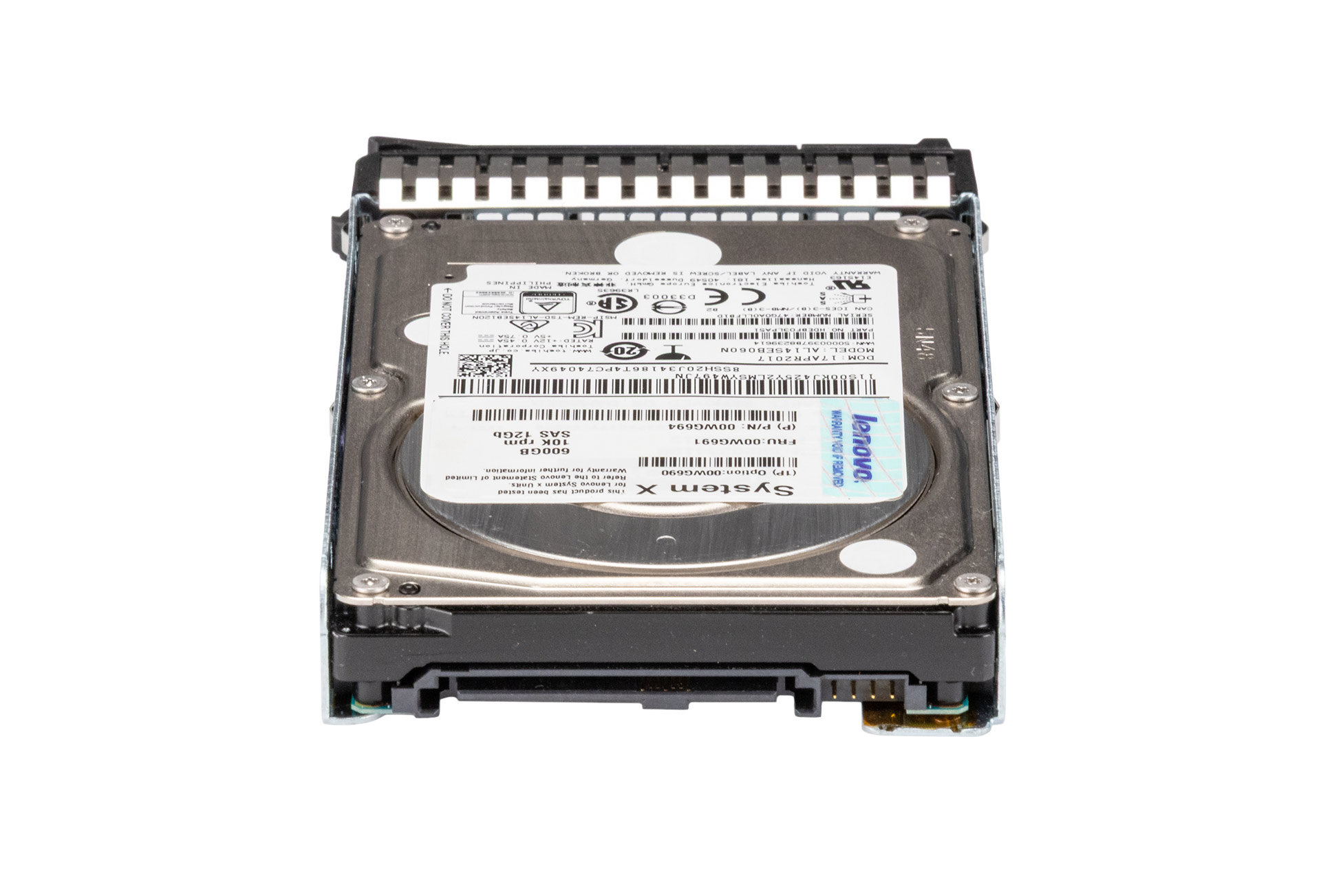 Lenovo 600GB 12G SAS HDD 10k, 2.5 Zoll SFF Festplatte für Server, G3HS, für System xM5/M6