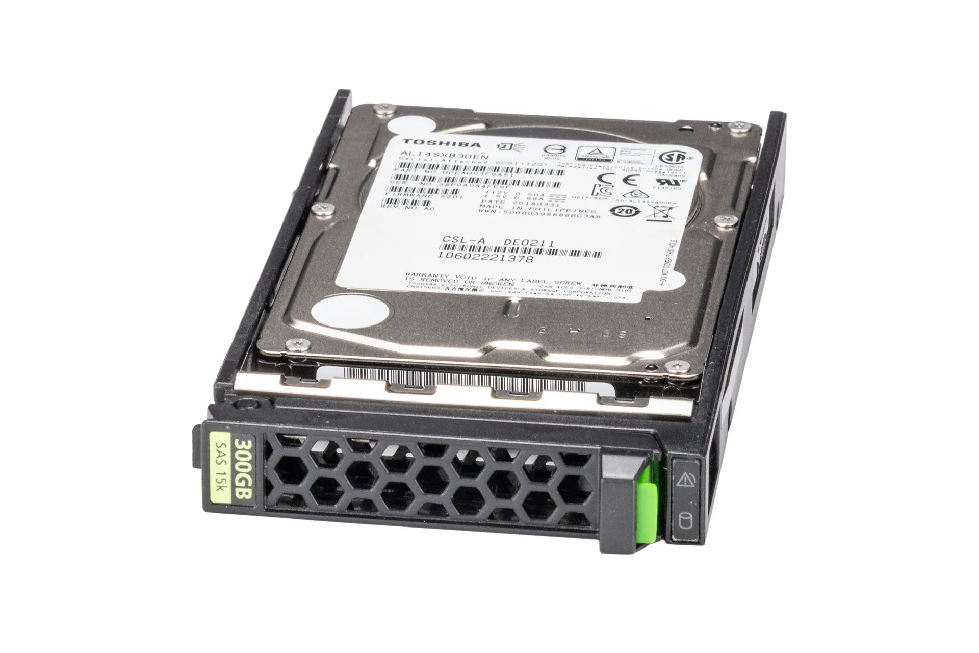 Fujitsu 300GB 12G SAS HDD 15k, 2.5 Zoll SFF Festplatte für Server
