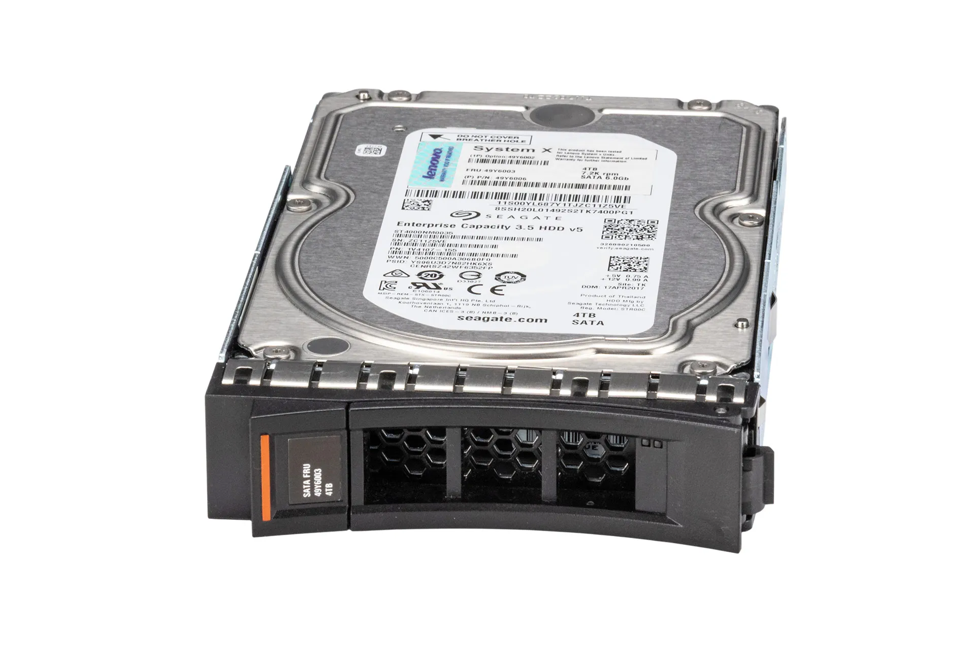Lenovo 4TB 6G SATA HDD 7.2K, 3.5 Zoll LFF Festplatte für Server Lenovo 4TB 6G SATA HDD 7.2K, 3.5 Zoll LFF Festplatte für Server