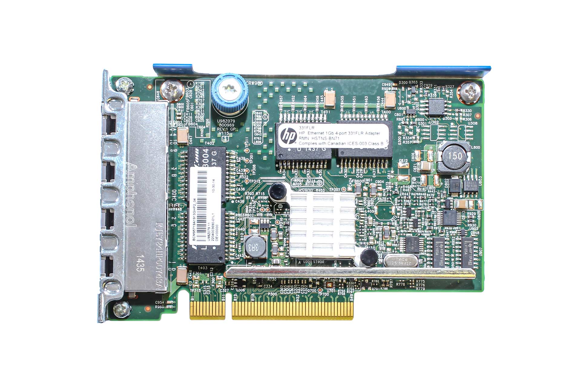 HPE 331FLR 1Gb Netzwerkkarte RJ45 Quad Port PCI-e NIC