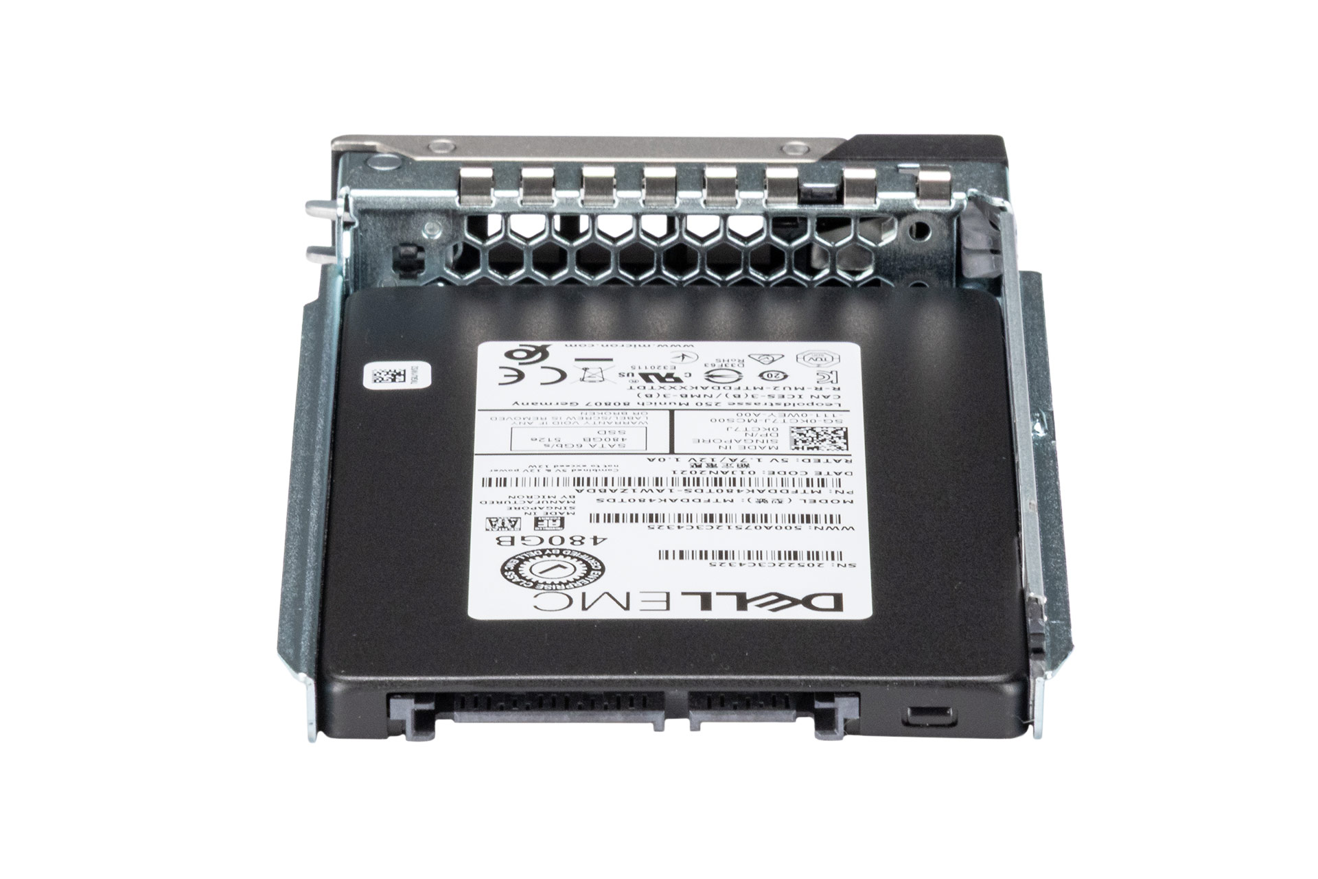 Dell 480GB 6G SATA SSD, 2.5 Zoll SFF Festplatte für Server