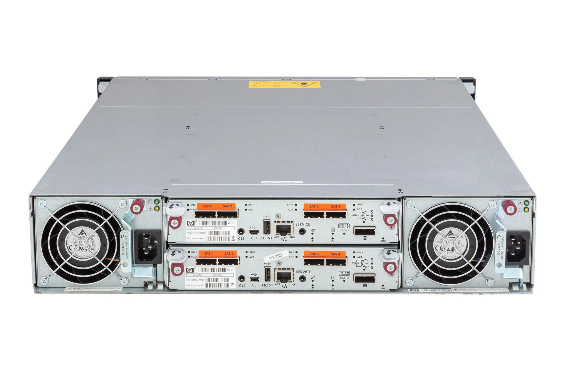 HPE P2000 G3 SAS MSA Dual  Controller (2x AW592B) Array, 24xSFF