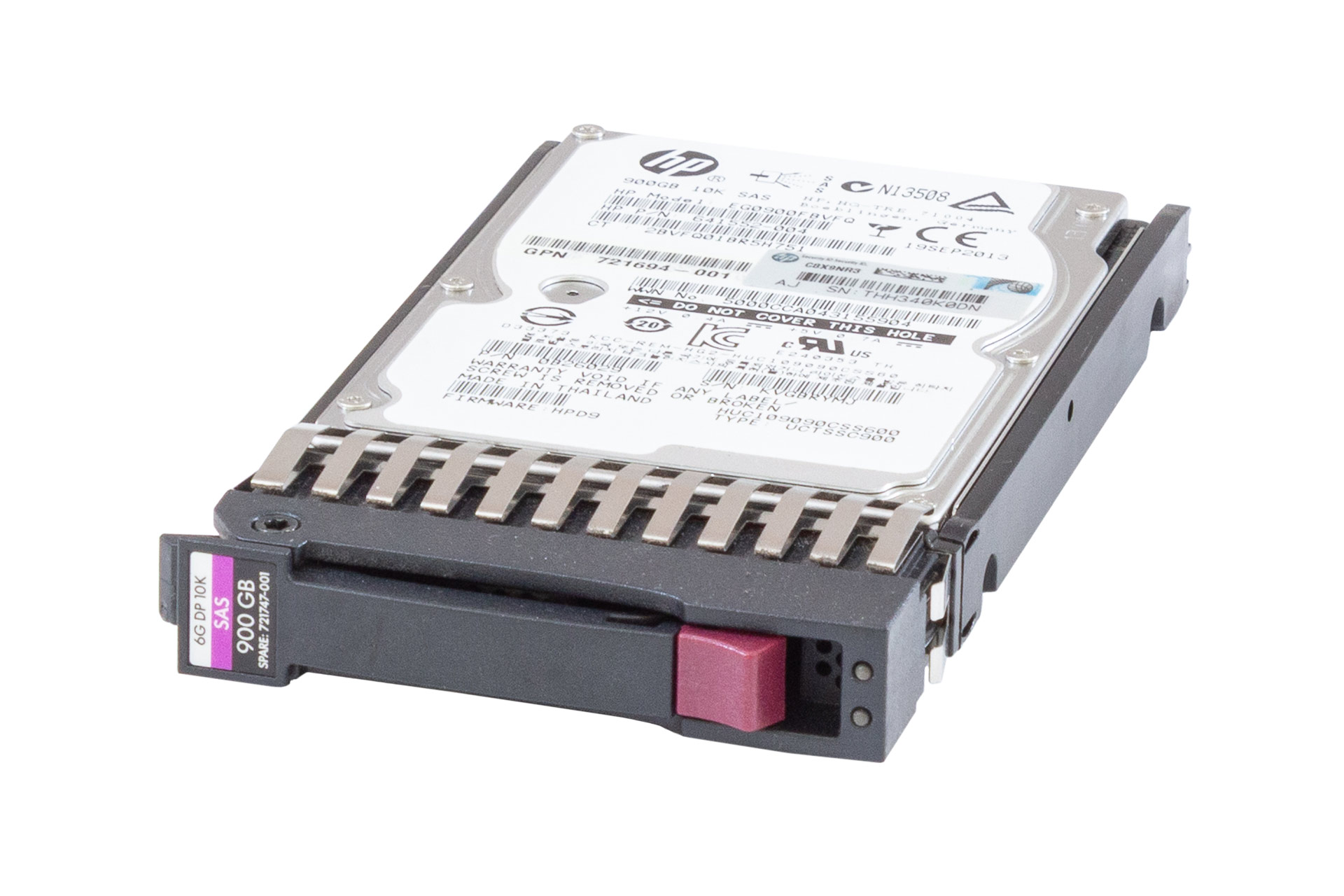 HPE HDD 900GB 12G SAS 10k 2.5" SFF 