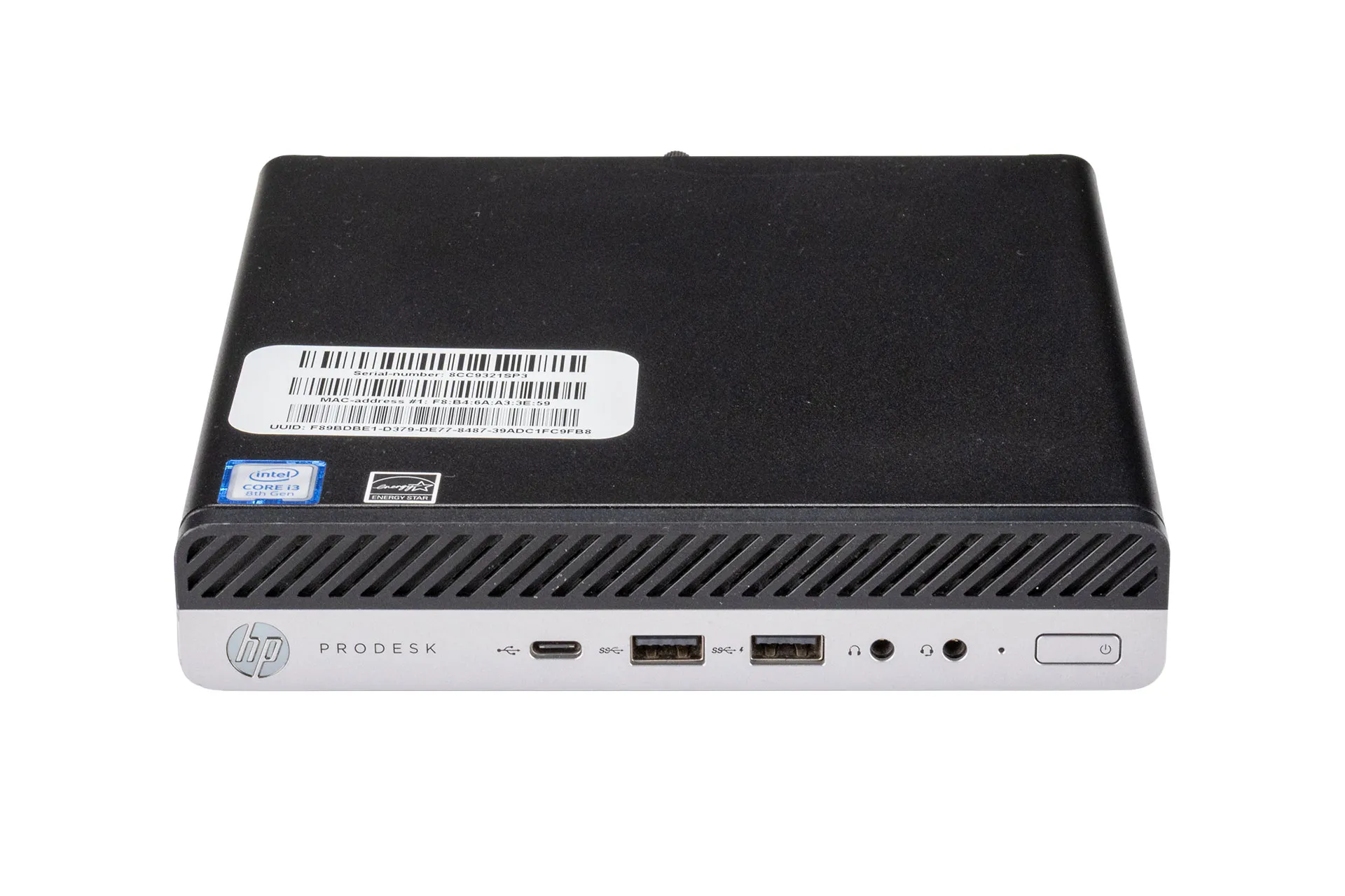 HP ProDesk 600 G4 Mini, i3-8100T 3.10GHz, 4-Core, 8GB DDR4, 256GB NVMe SSD, Win11Pro HP ProDesk 600 G4 Mini, i3-8100T 3.10GHz, 4-Core, 8GB DDR4, 256GB NVMe SSD, Win11Pro