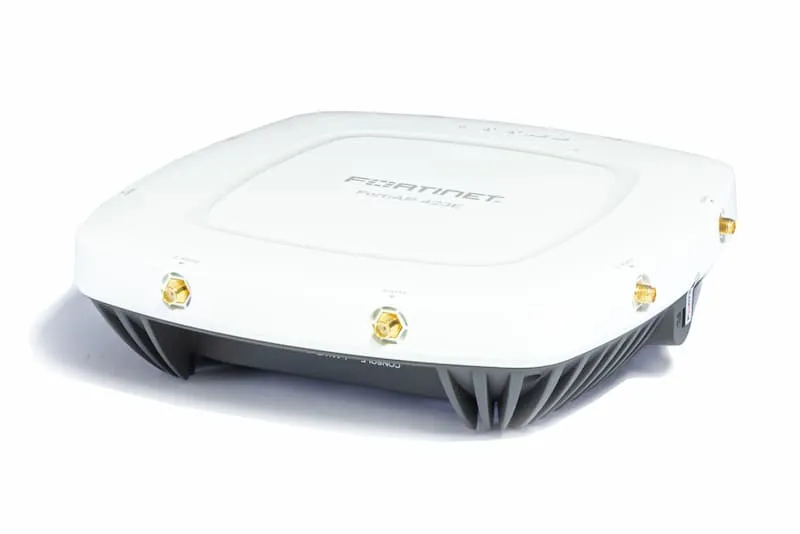 Fortinet FortiAP-423E WLAN Access Point, 2x GbE RJ45 PoE, USB, 8x Antenna, noPSU Fortinet FortiAP-423E WLAN Access Point, 2x GbE RJ45 PoE, USB, 8x Antenna, noPSU