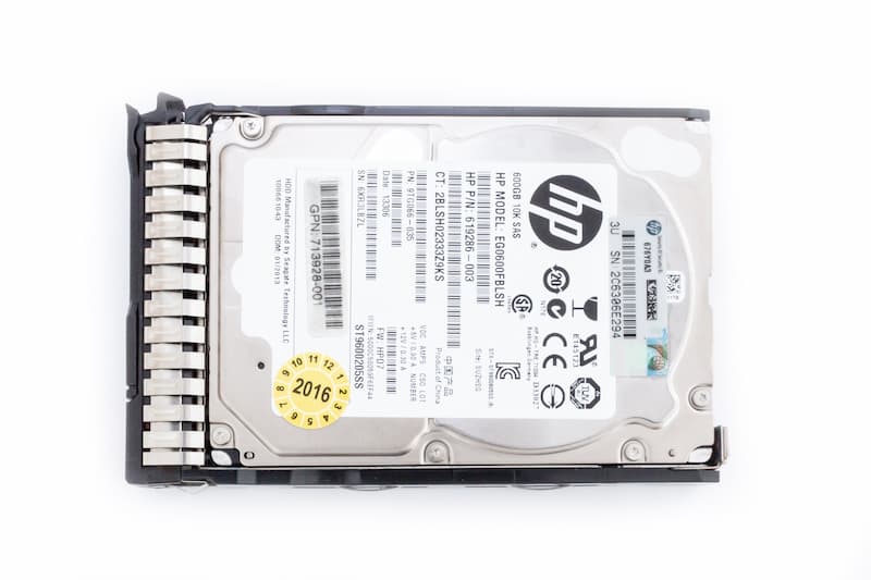 HPE HDD 600GB 6G SAS 10k 2.5" DP SC