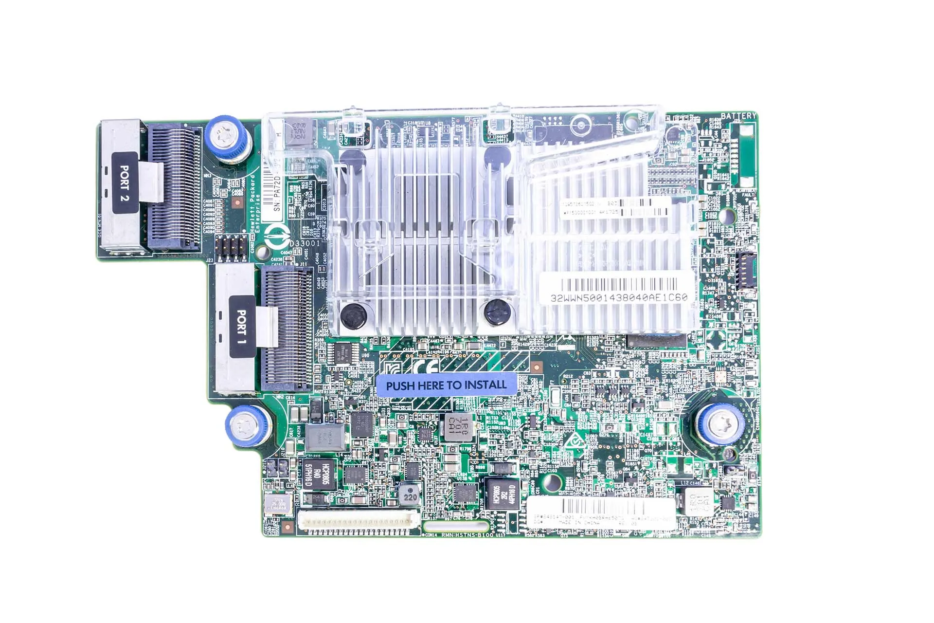 HPE Smart Array P840ar/2GB RAID Controller 4GB Cache FBWC Mezzanine 843199-B21 top