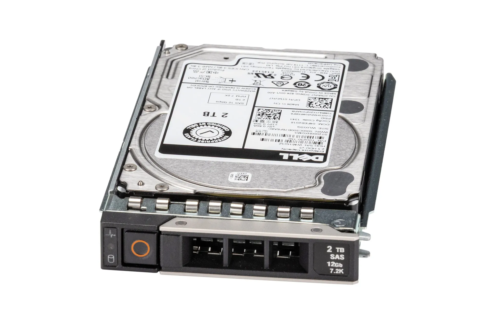 Dell 2TB 12G SAS HDD 7.2k, 2.5 Zoll SFF Festplatte für Server, inkl. Rahmen 0DXD9H Dell 2TB 12G SAS HDD 7.2k, 2.5 Zoll SFF Festplatte für Server, inkl. Rahmen 0DXD9H
