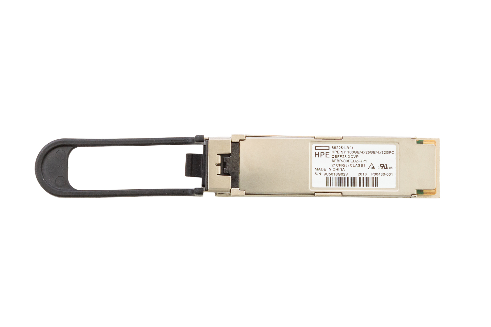 HPE GBIC Synergy 100GBE/4x25G/4x32GFC QSFP Tranceiver 
