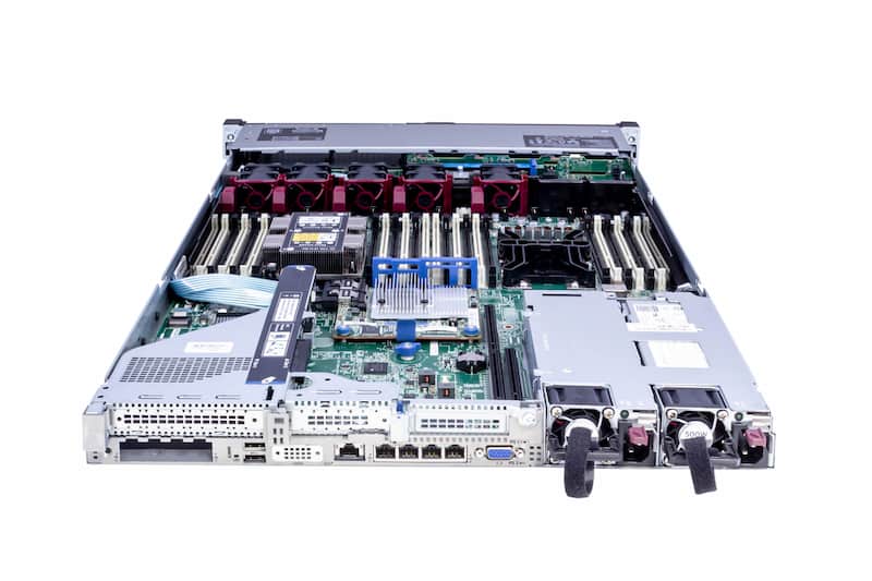 HPE DL360 Gen10, 1x Silver 4110@2.10GHz, 8-Core, noRAM, 8x SFF, P408i/2GB/Batt., 2x500W