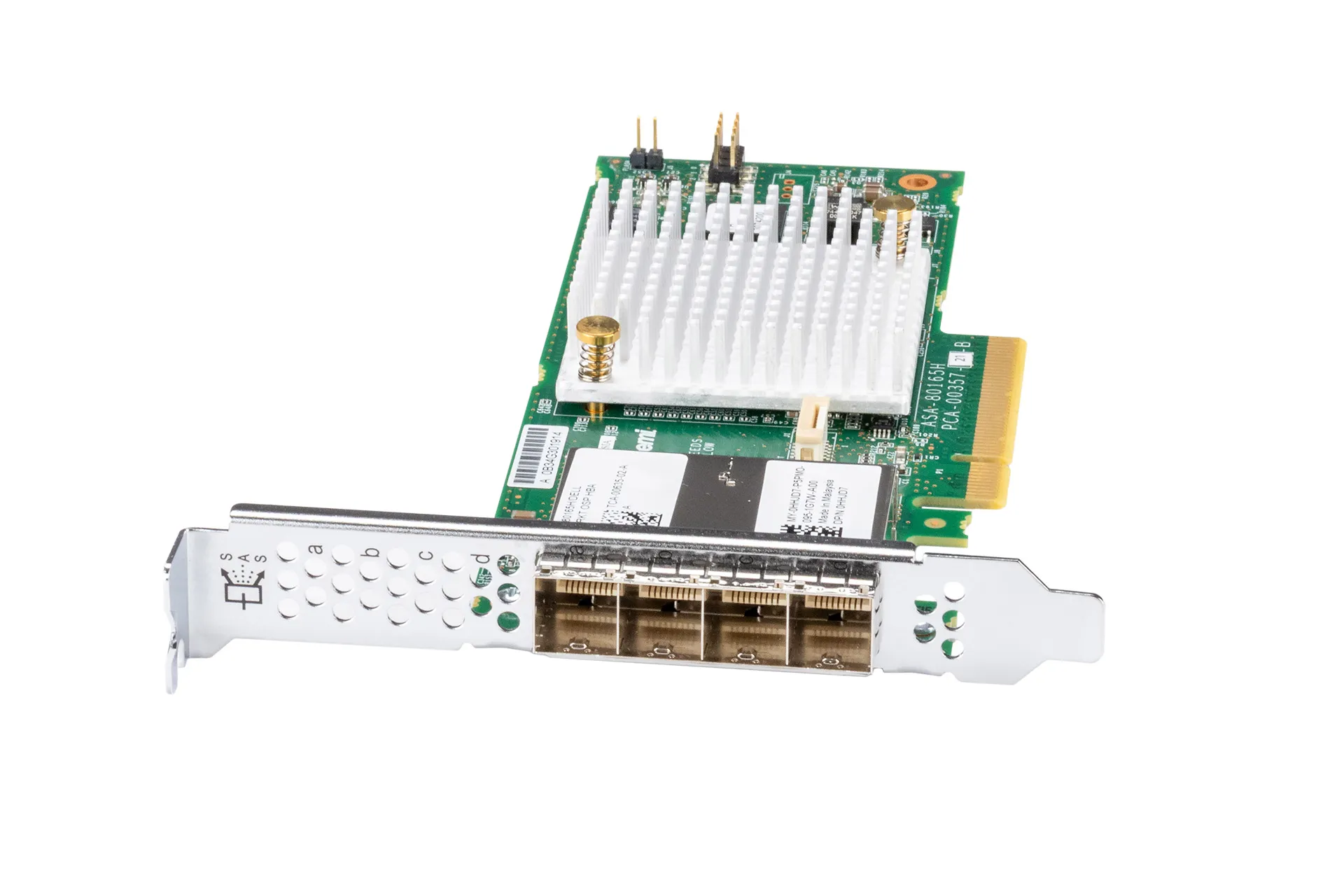 Dell ASA-80165H 12G Host Bus Adapter SAS SFF-8644 Quad Port PCI-e HBA Dell ASA-80165H 12G Host Bus Adapter SAS SFF-8644 Quad Port PCI-e HBA