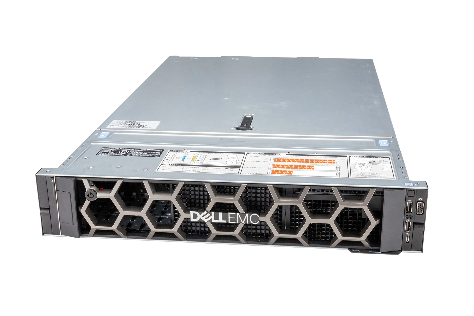 Dell PowerEdge R740 Rack Server, noCPU, noRAM, 8xSFF, H730p, CTO
