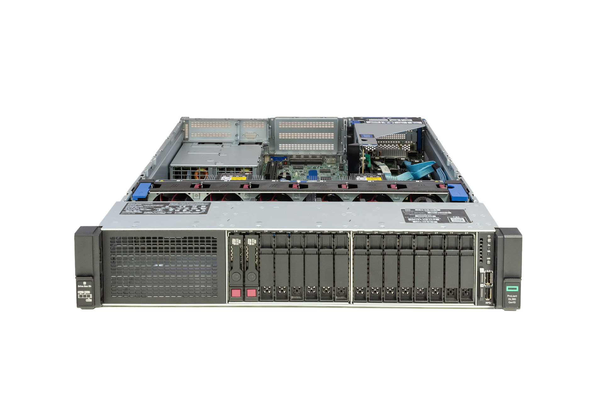 DL380 Gen10 front open