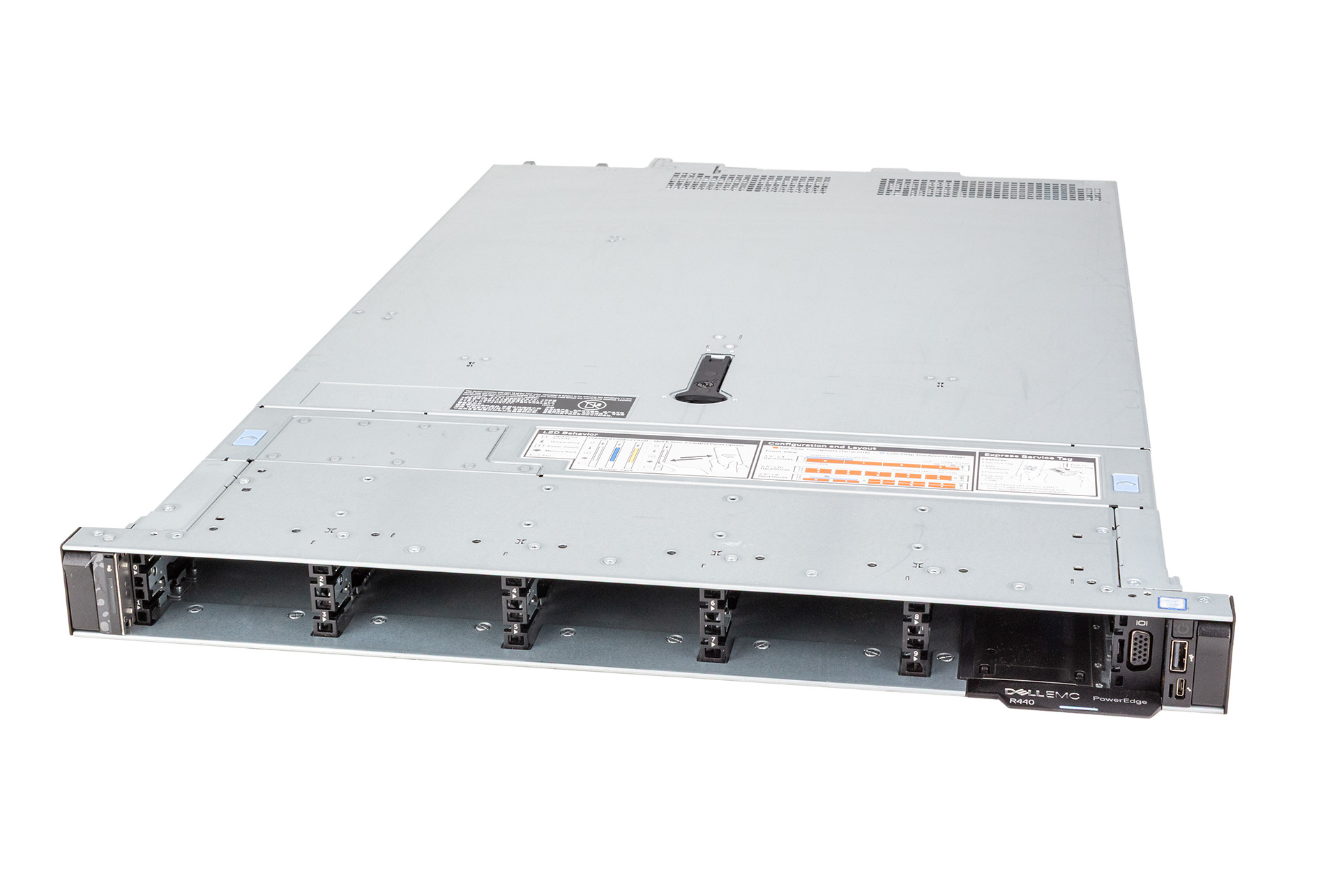 DELL PowerEdge R440 rack server, 1x Intel Xeon Bronze 3104 32GB RAM