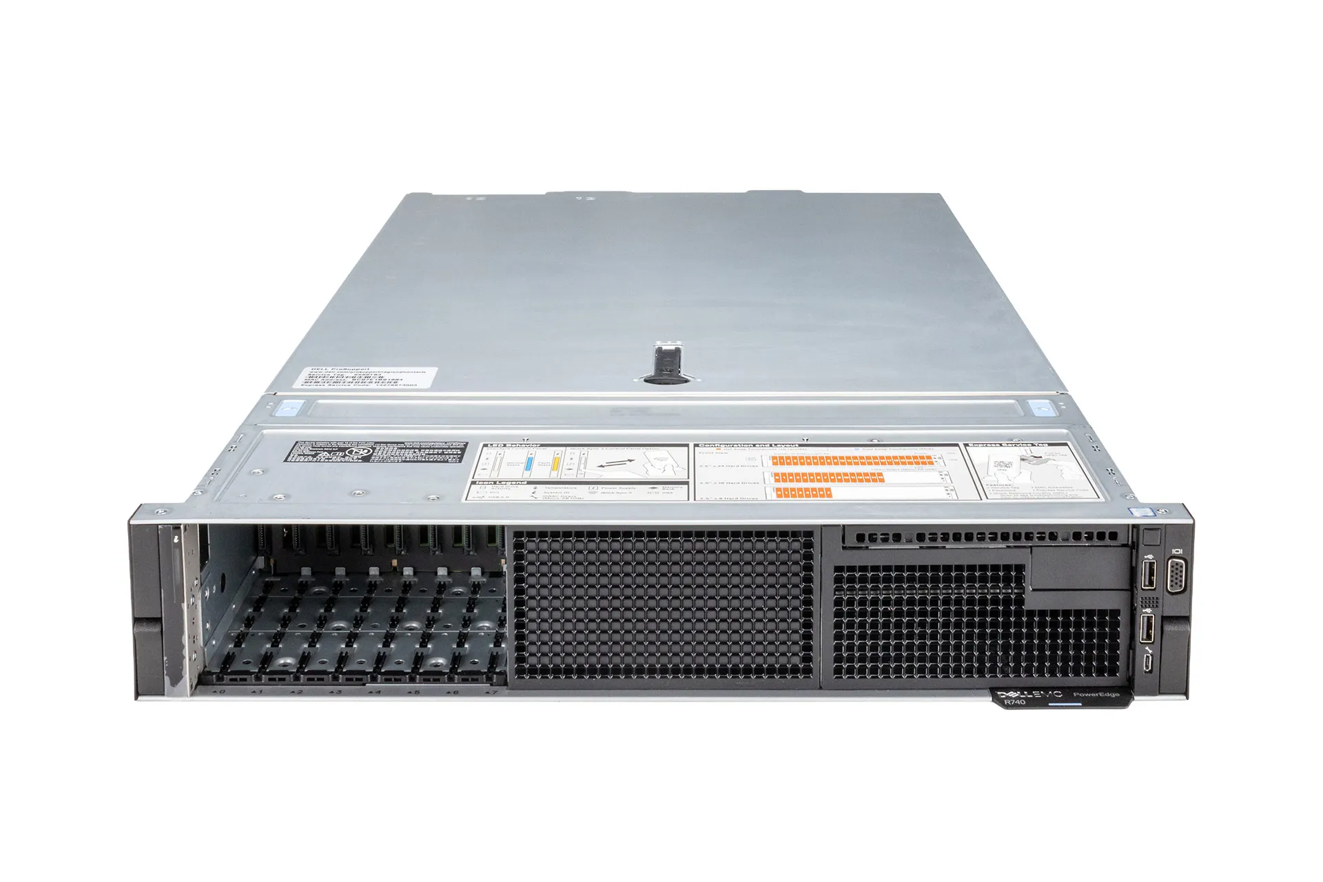 Dell PowerEdge R740 Rack Server, 2x Gold 6254 3.10GHz, 18-Core, noRAM, 8x SFF, H730P, 2x Tesla M10/32GB Dell PowerEdge R740 Rack Server, 2x Gold 6254 3.10GHz, 18-Core, noRAM, 8x SFF, H730P, 2x Tesla M10/32GB
