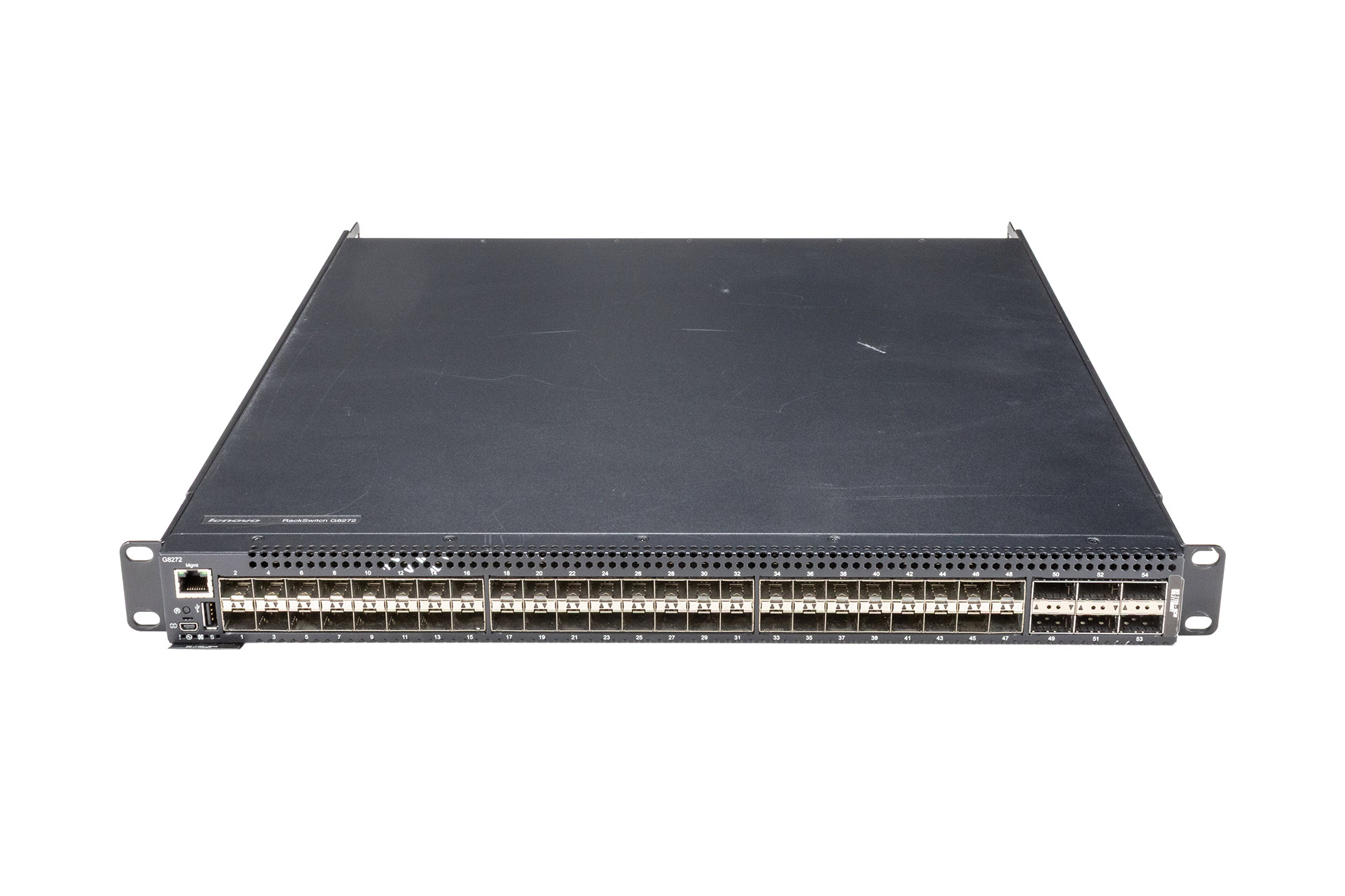 Lenovo G8272 Switch, 48x 10GbE SFP+, 6x 40GbE QSFP+