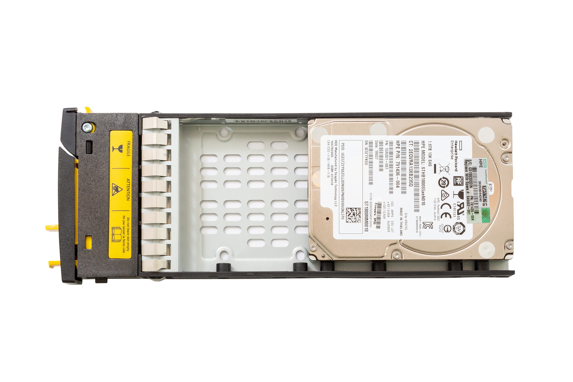 HPE 3PAR HDD 1.8TB 12G SAS 10K 2.5" SFF 520b Festplatte HPE 3PAR HDD 1.8TB 12G SAS 10K 2.5" SFF 520b Festplatte