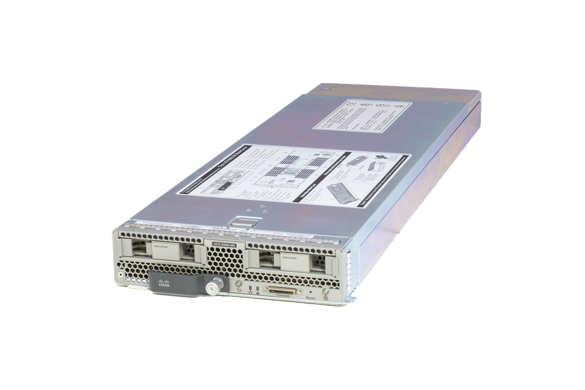 CISCO UCS B200 M5 Blade Server CTO, incl. 2x Heatsink, 1x UCSB-MLOM-40G