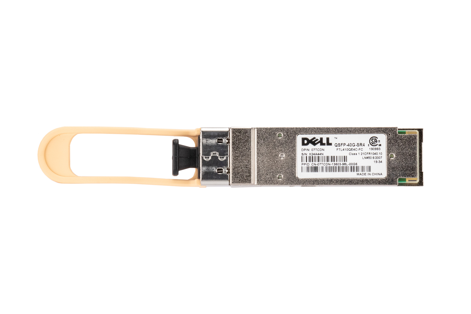 Dell GBIC 40GbE QSFP+/MPO-12, SR, 850nm Transceiver
