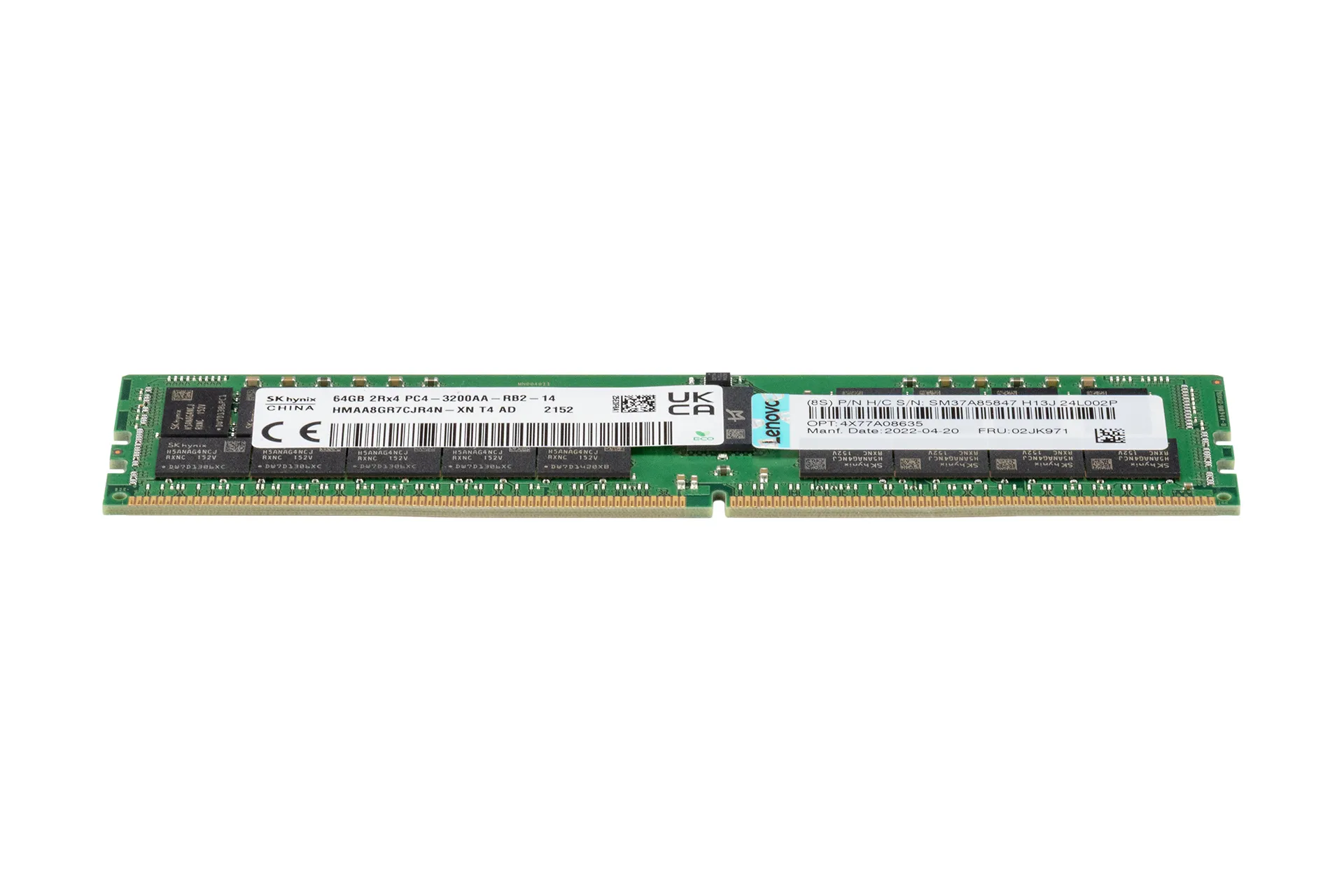 Lenovo 64GB DDR4 RAM 2RX4 PC4-3200AA-R regECC