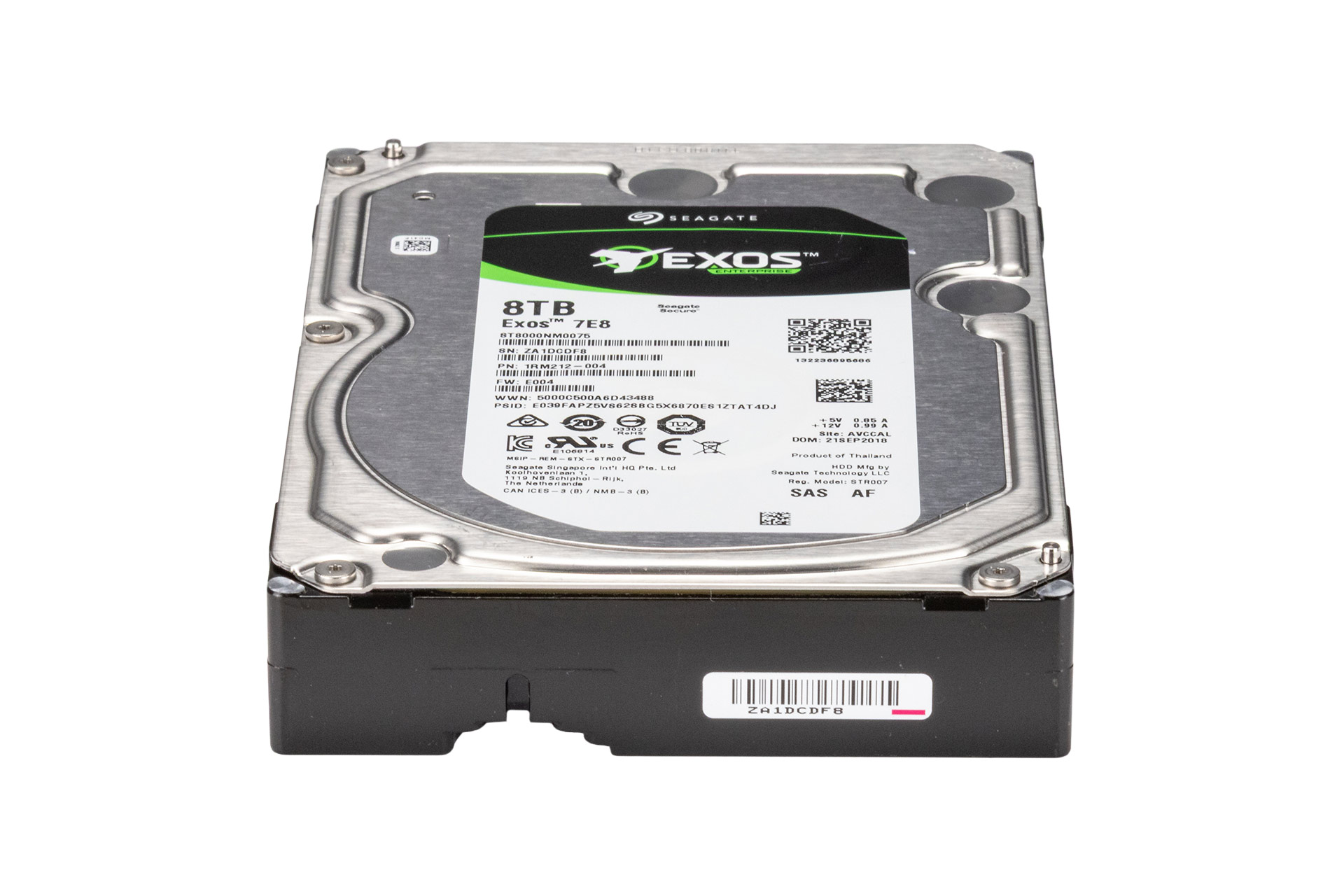 Seagate Exos 7E8 8TB 12G SAS HDD 7.2k, 3.5 Zoll LFF Festplatte für Server, 256MB Cache