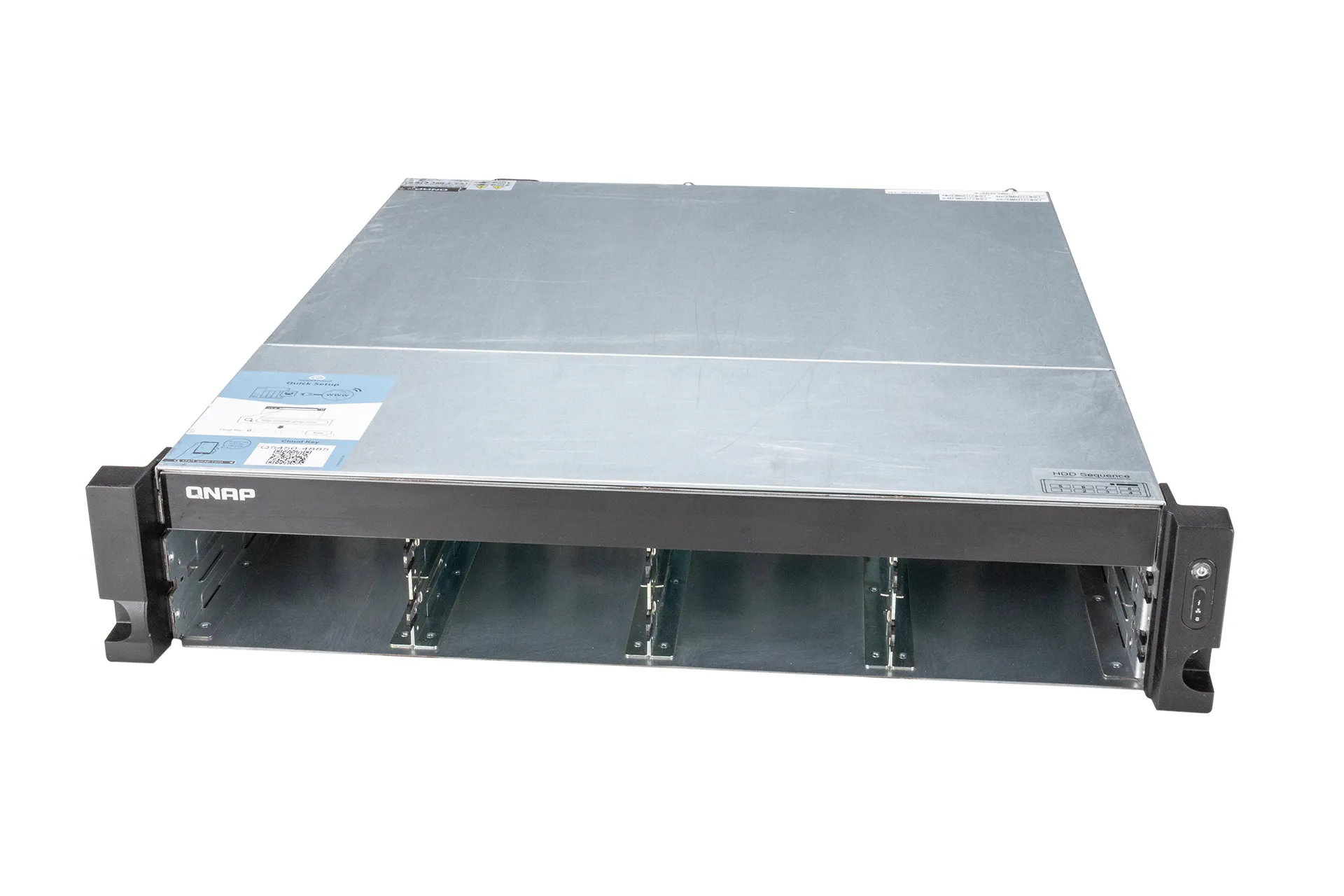 QNAP NAS Server, 1x GX-420MC 2.0GHz, 4-Core, 4GB PC3, 8x LFF